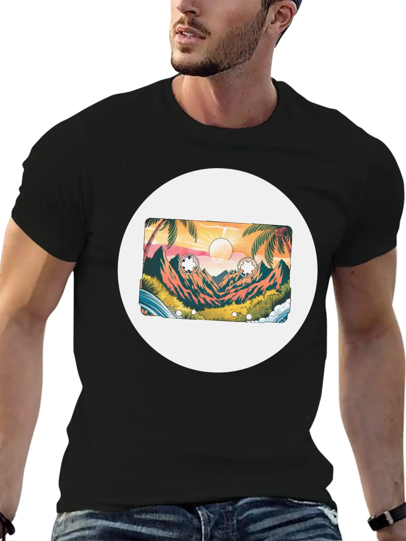 Vacation Cassette Stylish Everyday T-Shirt – Unisex Basic Cotton Tee