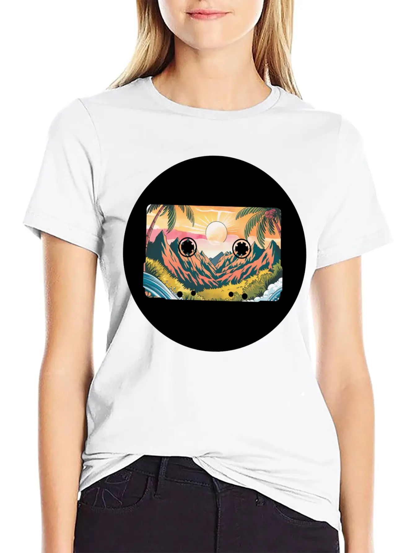 Vacation Cassette Stylish Everyday T-Shirt – Unisex Basic Cotton Tee