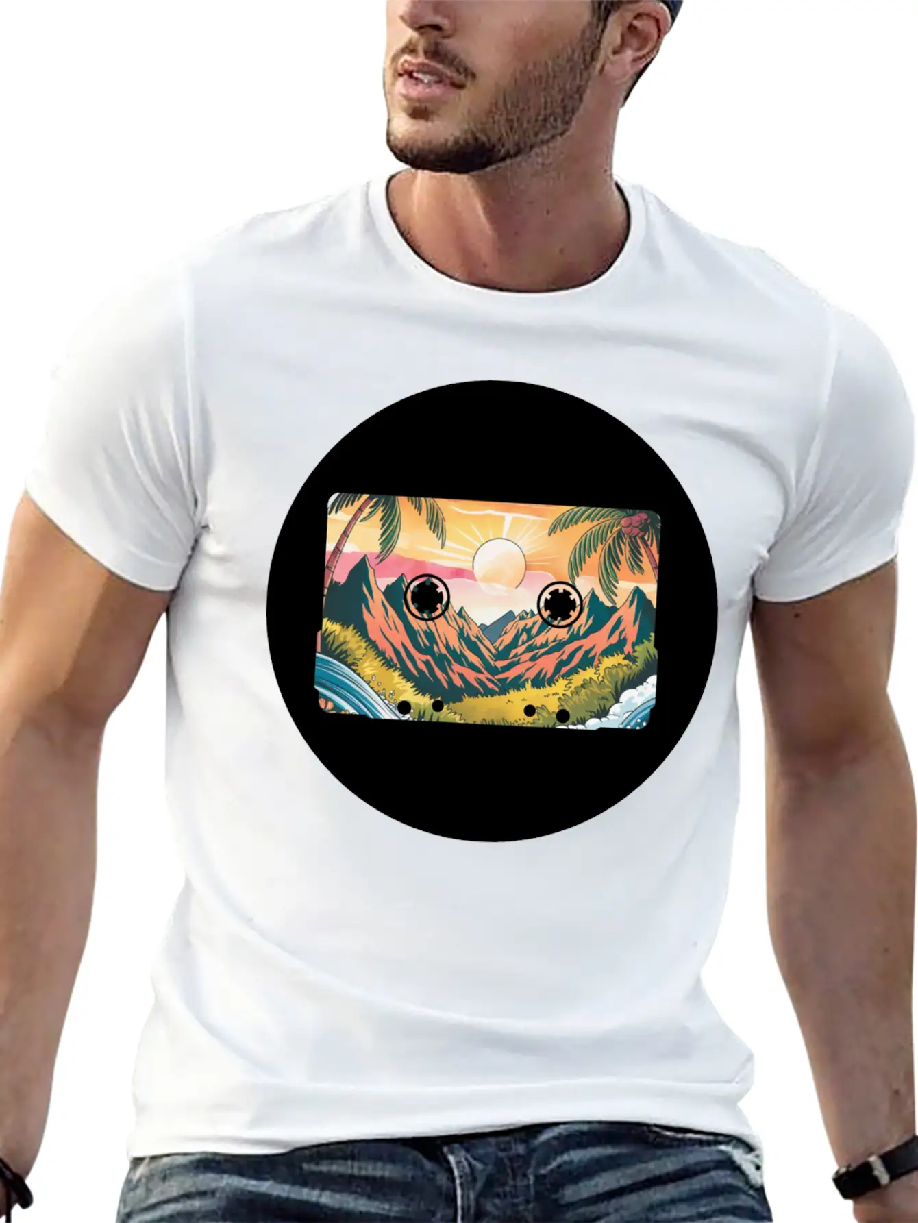Vacation Cassette Stylish Everyday T-Shirt – Unisex Basic Cotton Tee