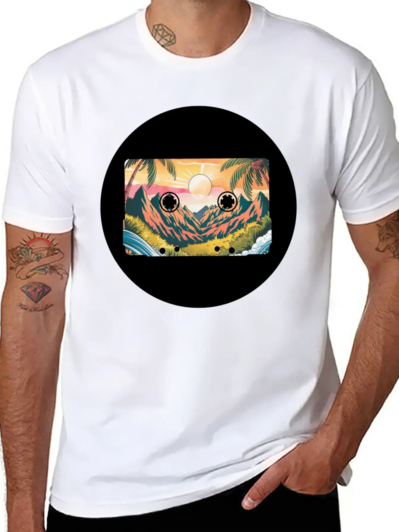 Vacation Cassette Stylish Everyday T-Shirt – Unisex Basic Cotton Tee
