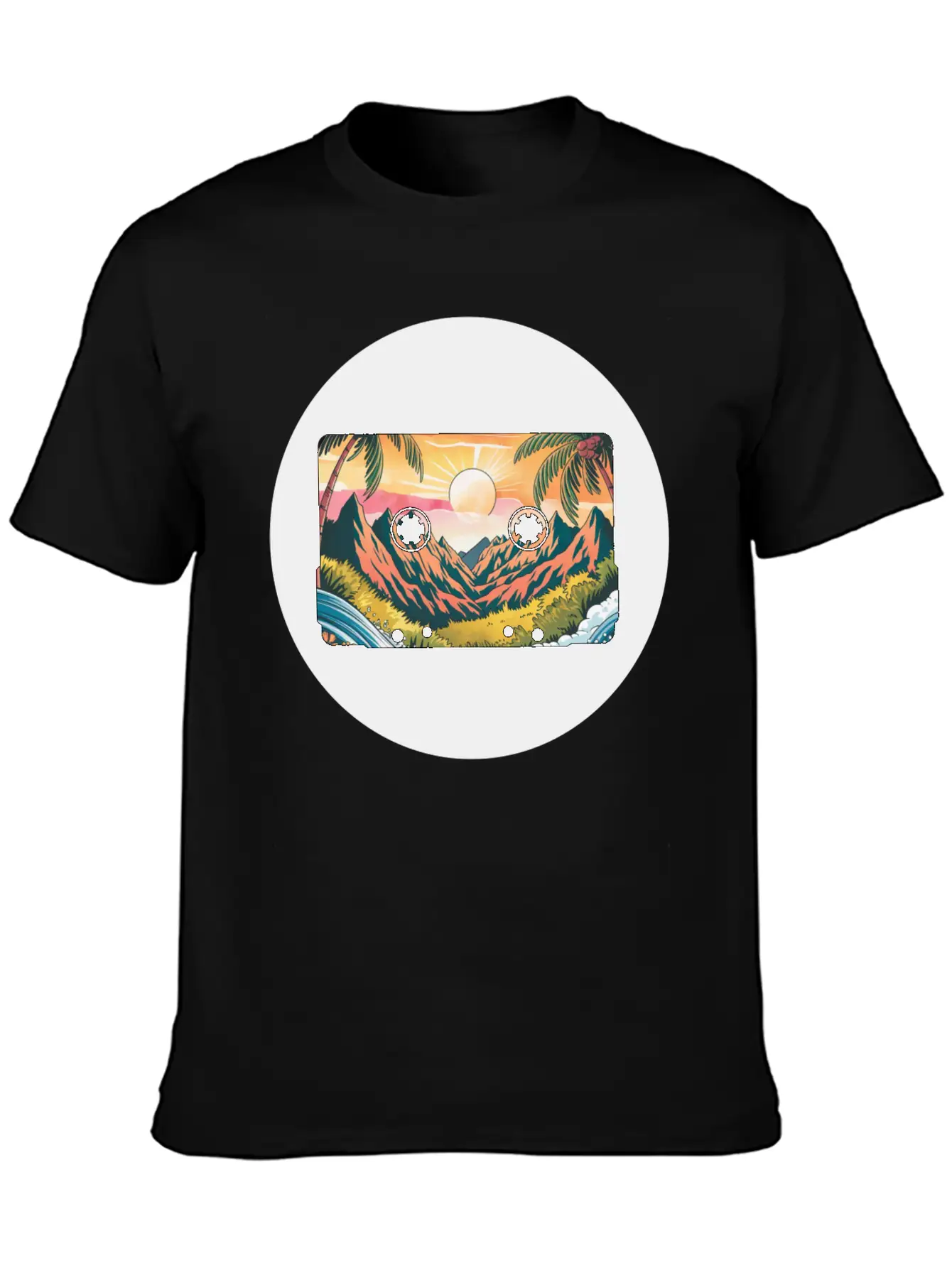 Vacation Cassette Stylish Everyday T-Shirt – Unisex Basic Cotton Tee