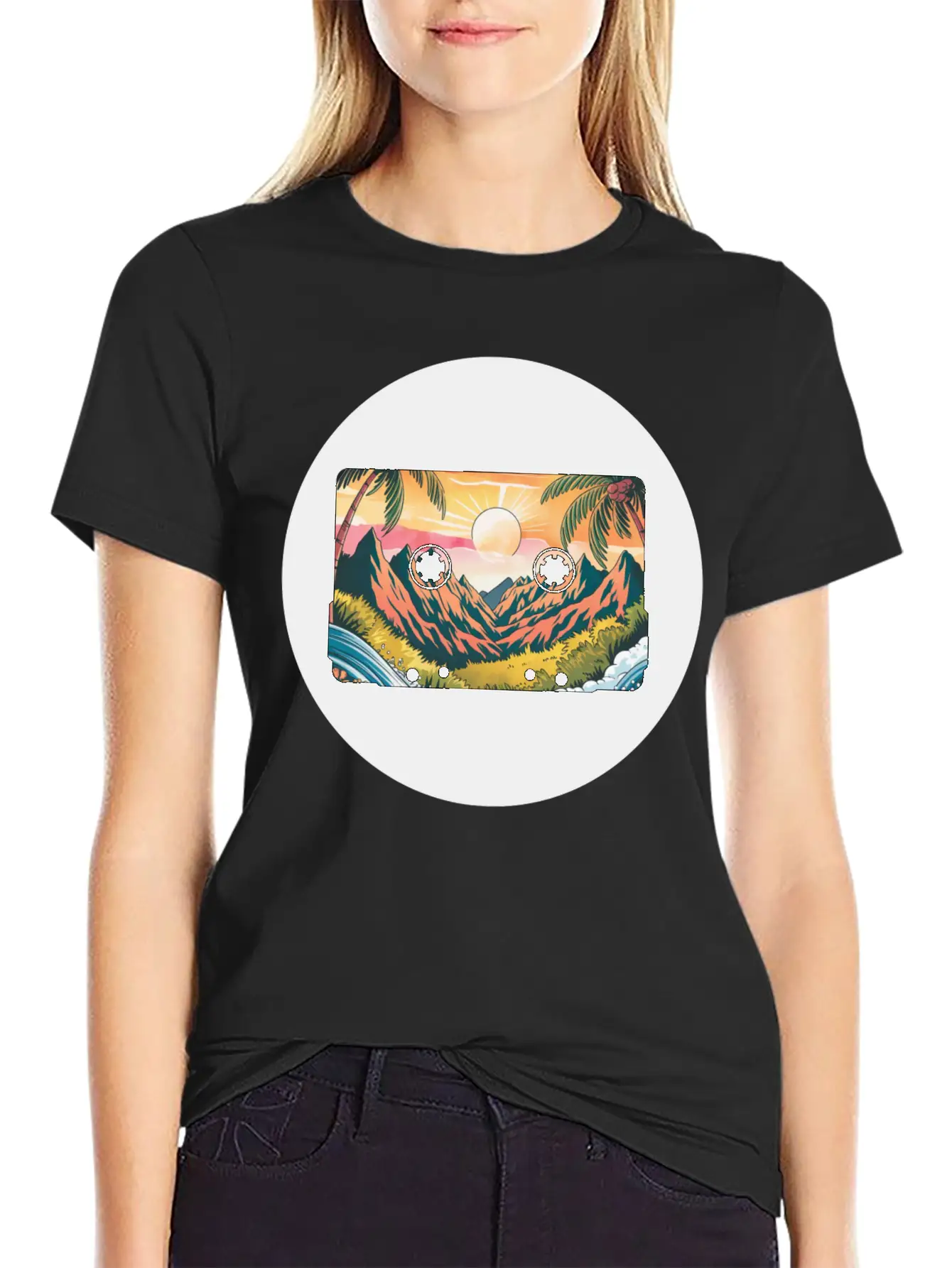 Vacation Cassette Stylish Everyday T-Shirt – Unisex Basic Cotton Tee