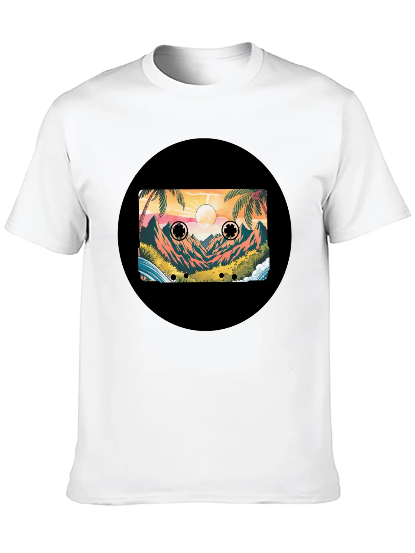 Vacation Cassette Stylish Everyday T-Shirt – Unisex Basic Cotton Tee