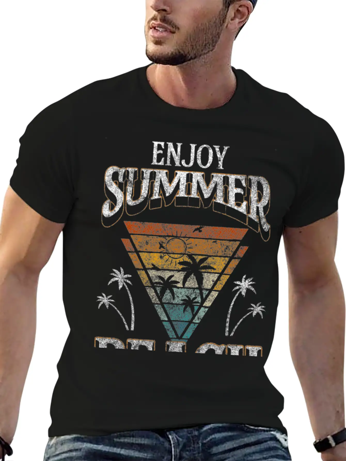 Vacation Traveling Unisex Casual T-Shirt – Clean Design For Daily Comfort