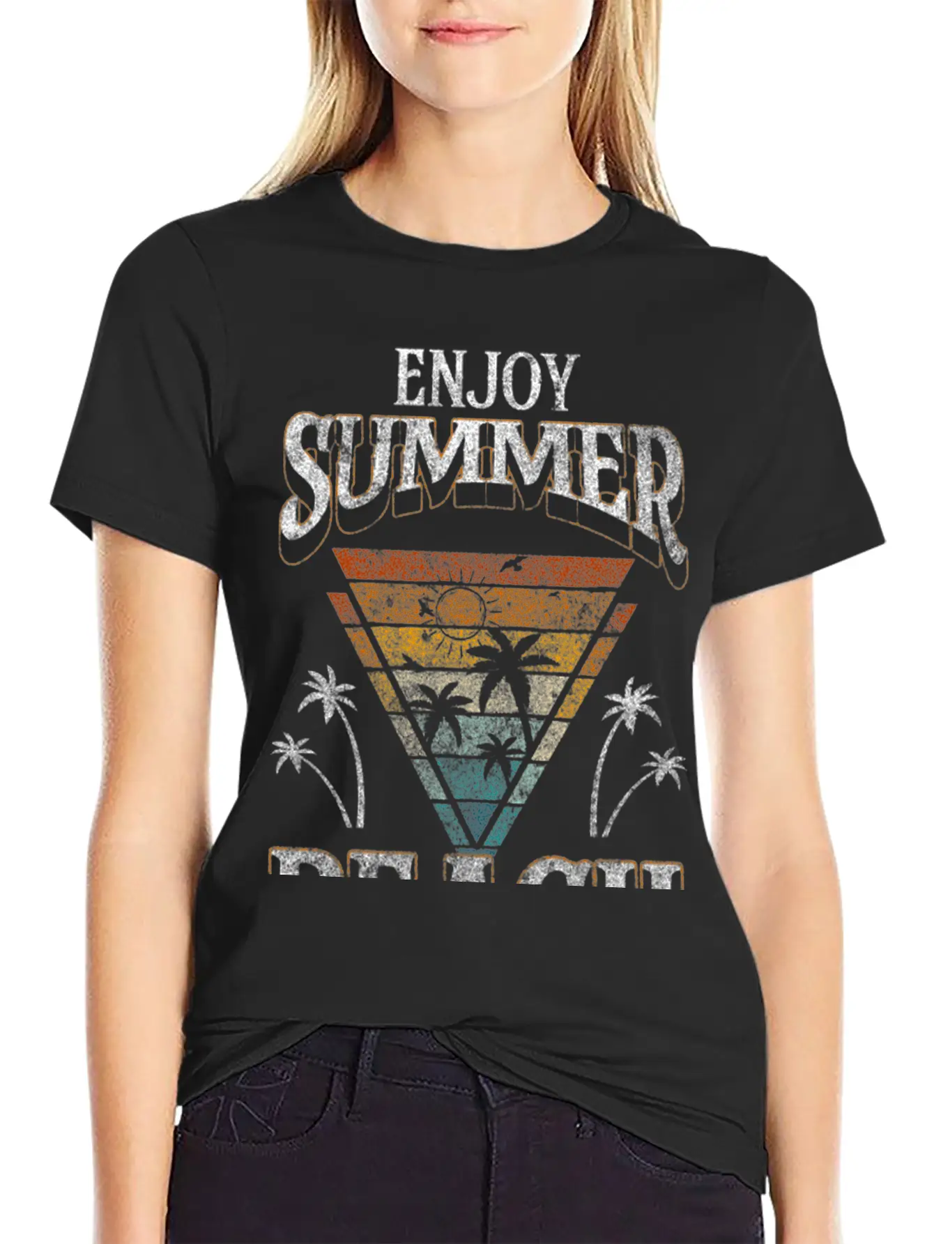 Vacation Traveling Unisex Casual T-Shirt – Clean Design For Daily Comfort