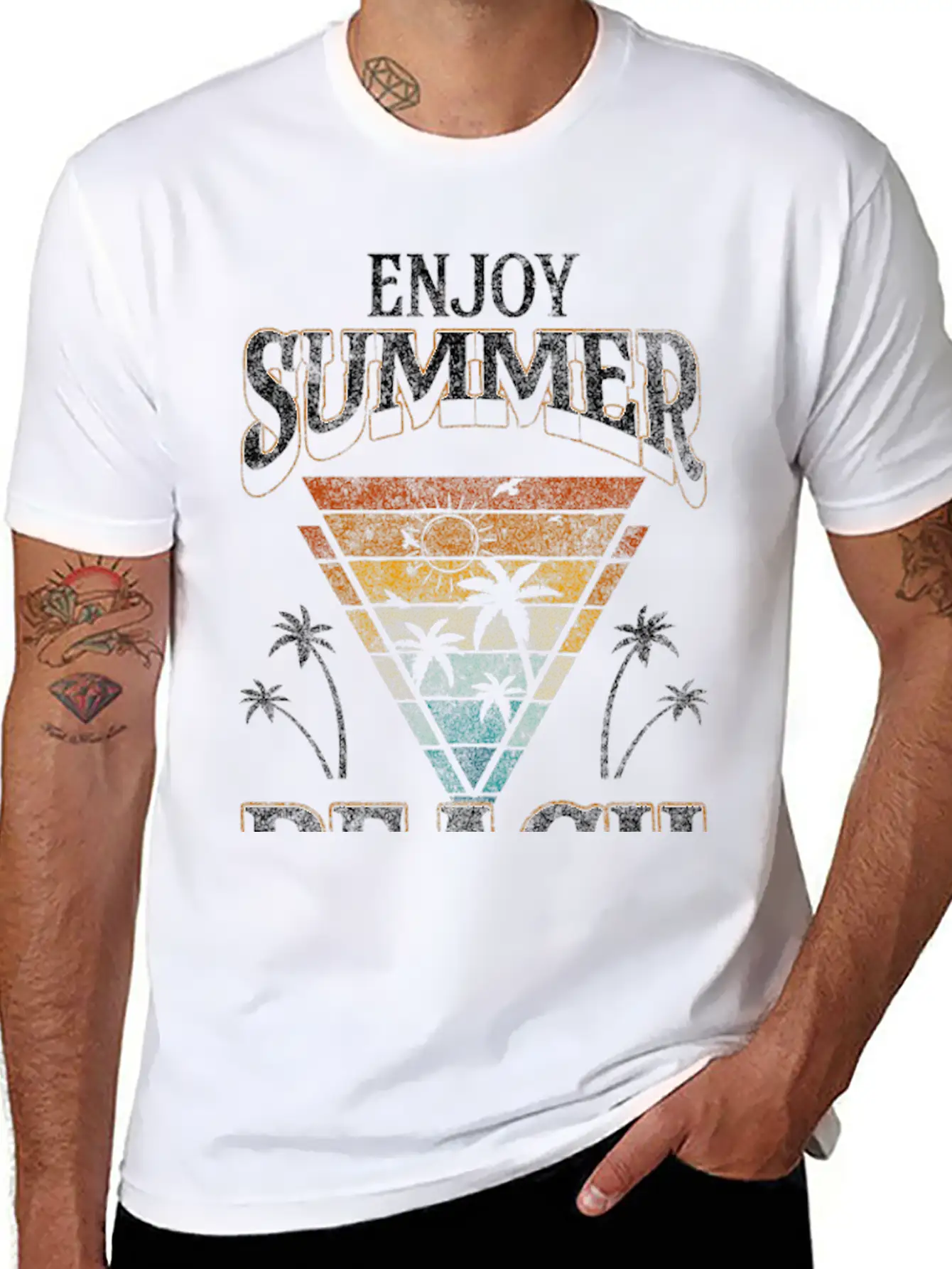 Vacation Traveling Unisex Casual T-Shirt – Clean Design For Daily Comfort