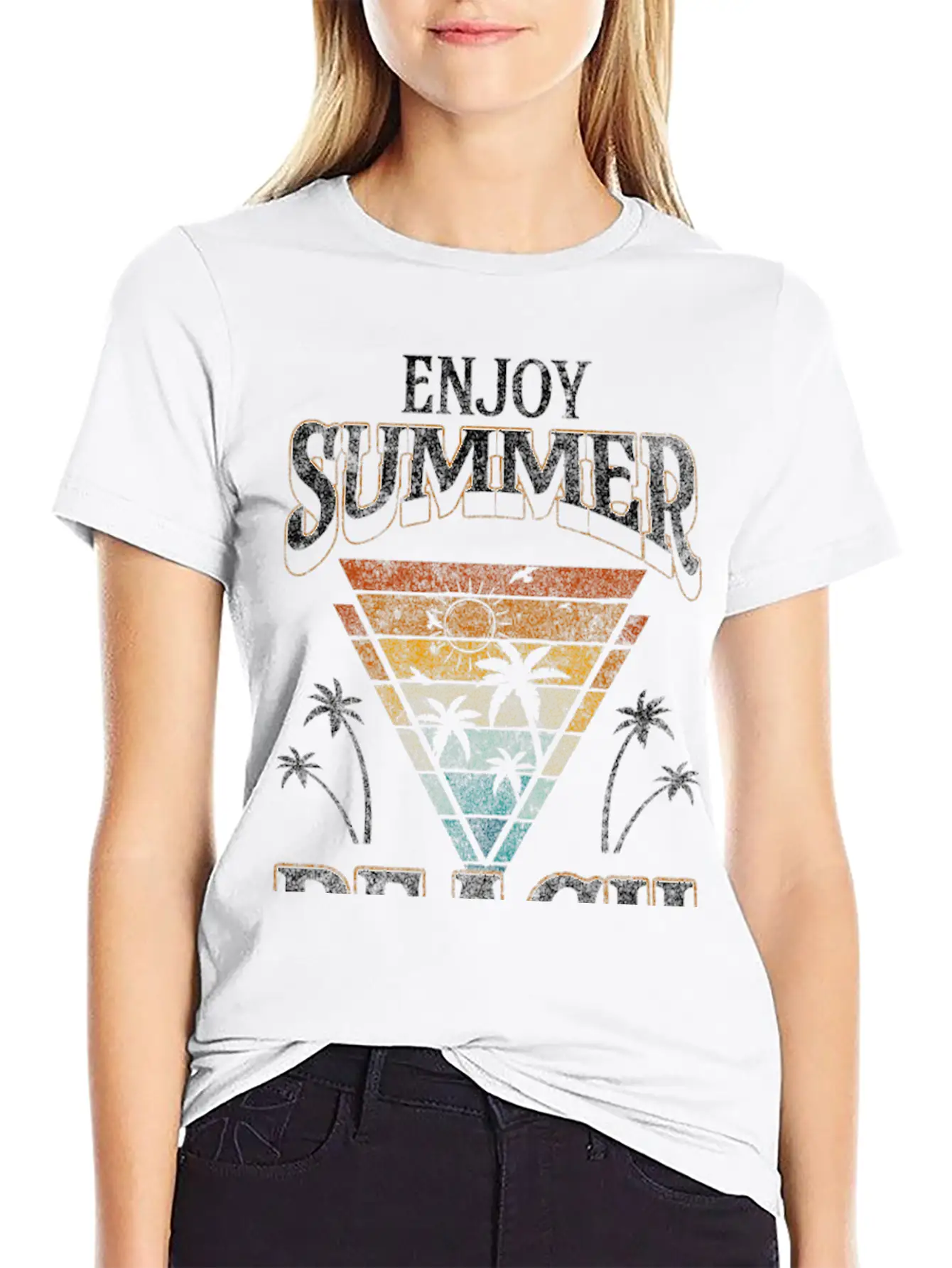 Vacation Traveling Unisex Casual T-Shirt – Clean Design For Daily Comfort