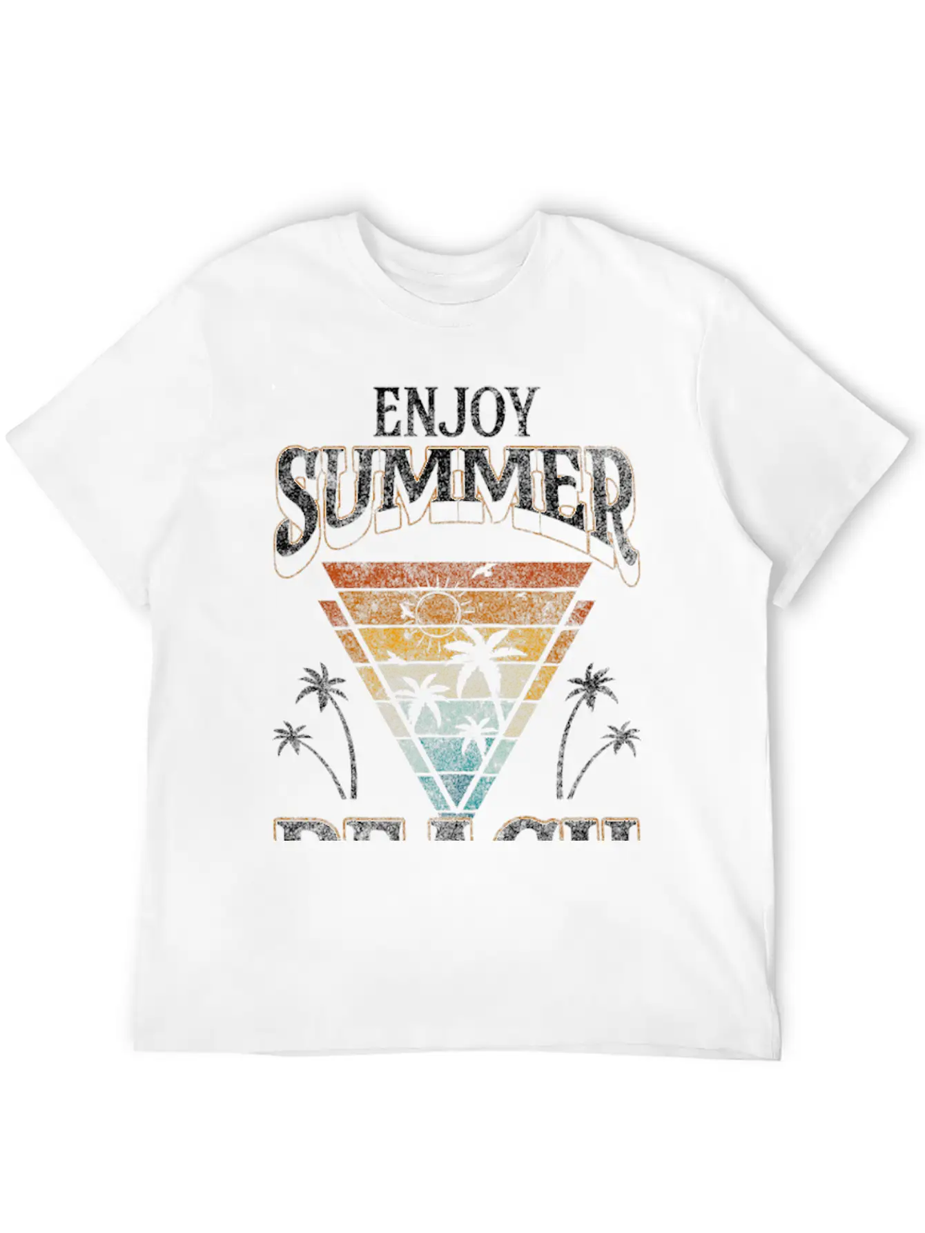 Vacation Traveling Unisex Casual T-Shirt – Clean Design For Daily Comfort