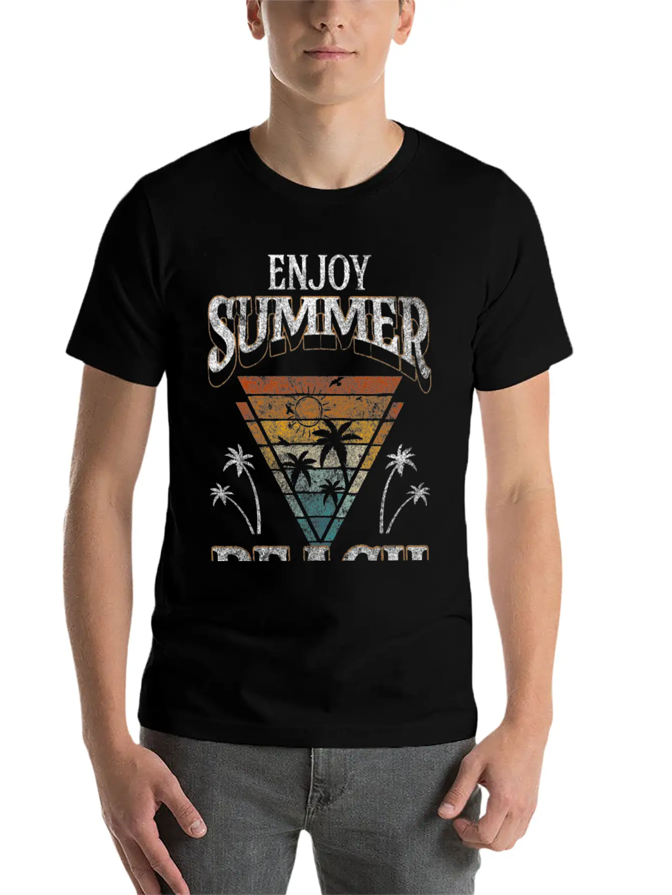 Vacation Traveling Unisex Casual T-Shirt – Clean Design For Daily Comfort
