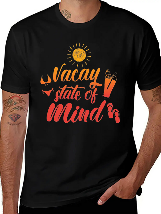 Vacay State Of Mind Stylish Everyday T-Shirt – Unisex Basic Cotton Tee