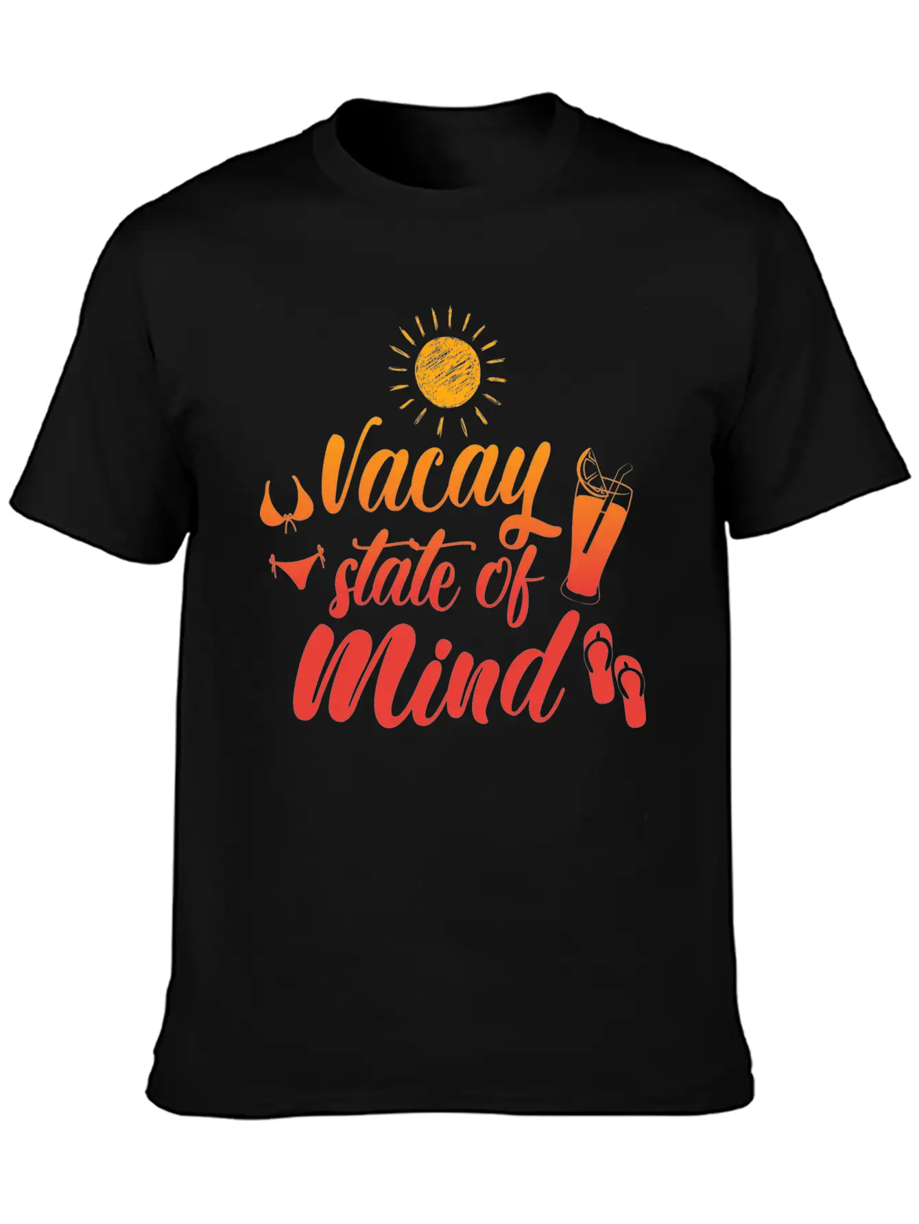 Vacay State Of Mind Stylish Everyday T-Shirt – Unisex Basic Cotton Tee