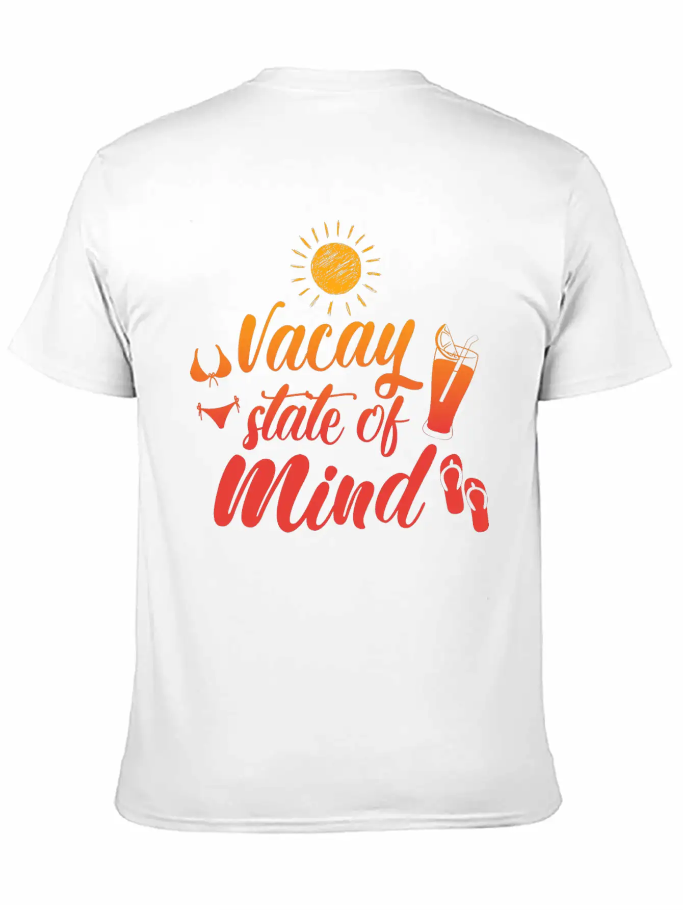 Vacay State Of Mind Stylish Everyday T-Shirt – Unisex Basic Cotton Tee