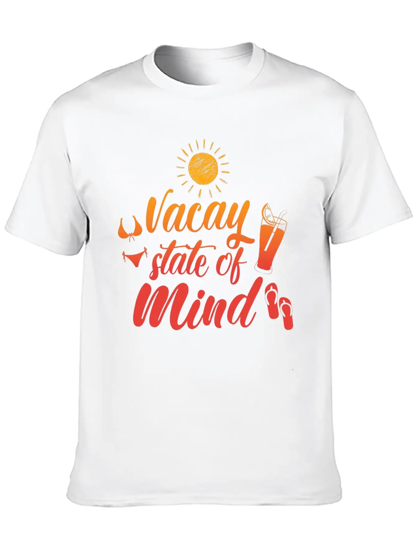Vacay State Of Mind Stylish Everyday T-Shirt – Unisex Basic Cotton Tee