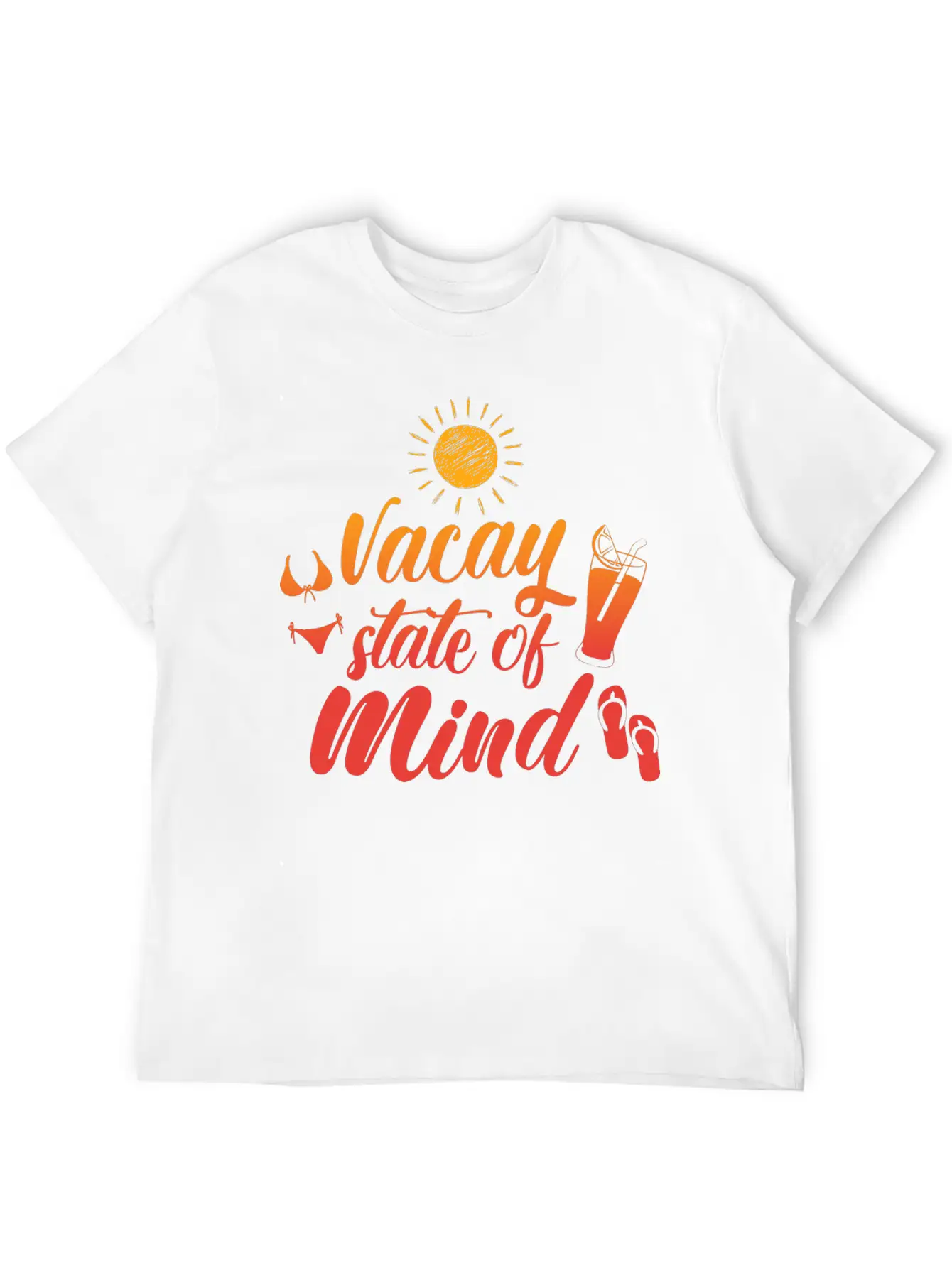 Vacay State Of Mind Stylish Everyday T-Shirt – Unisex Basic Cotton Tee