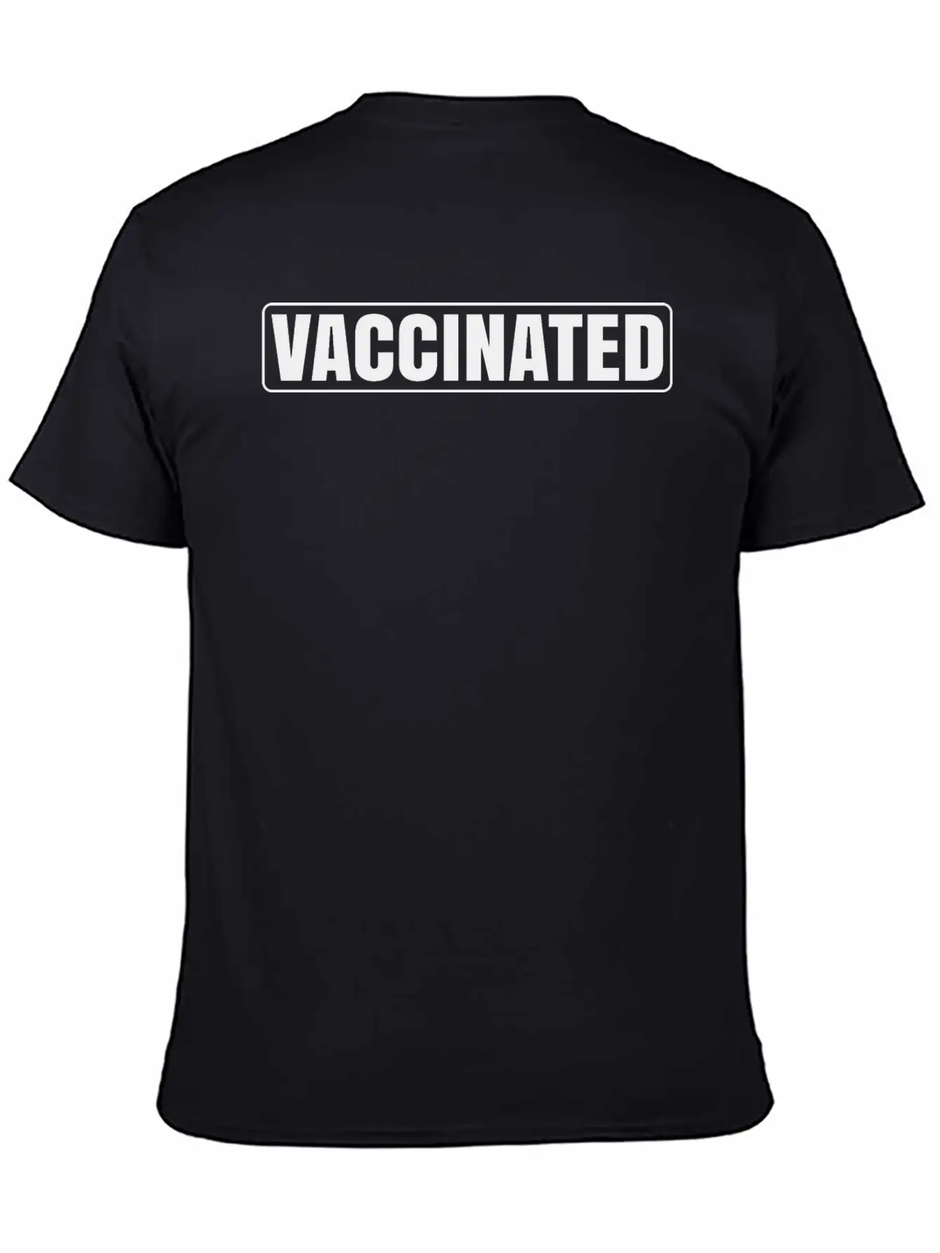Vaccinated T-shirts: I Identify As Vaccinated Timeless Short Sleeve Tee – Comfy And Minimalist Design