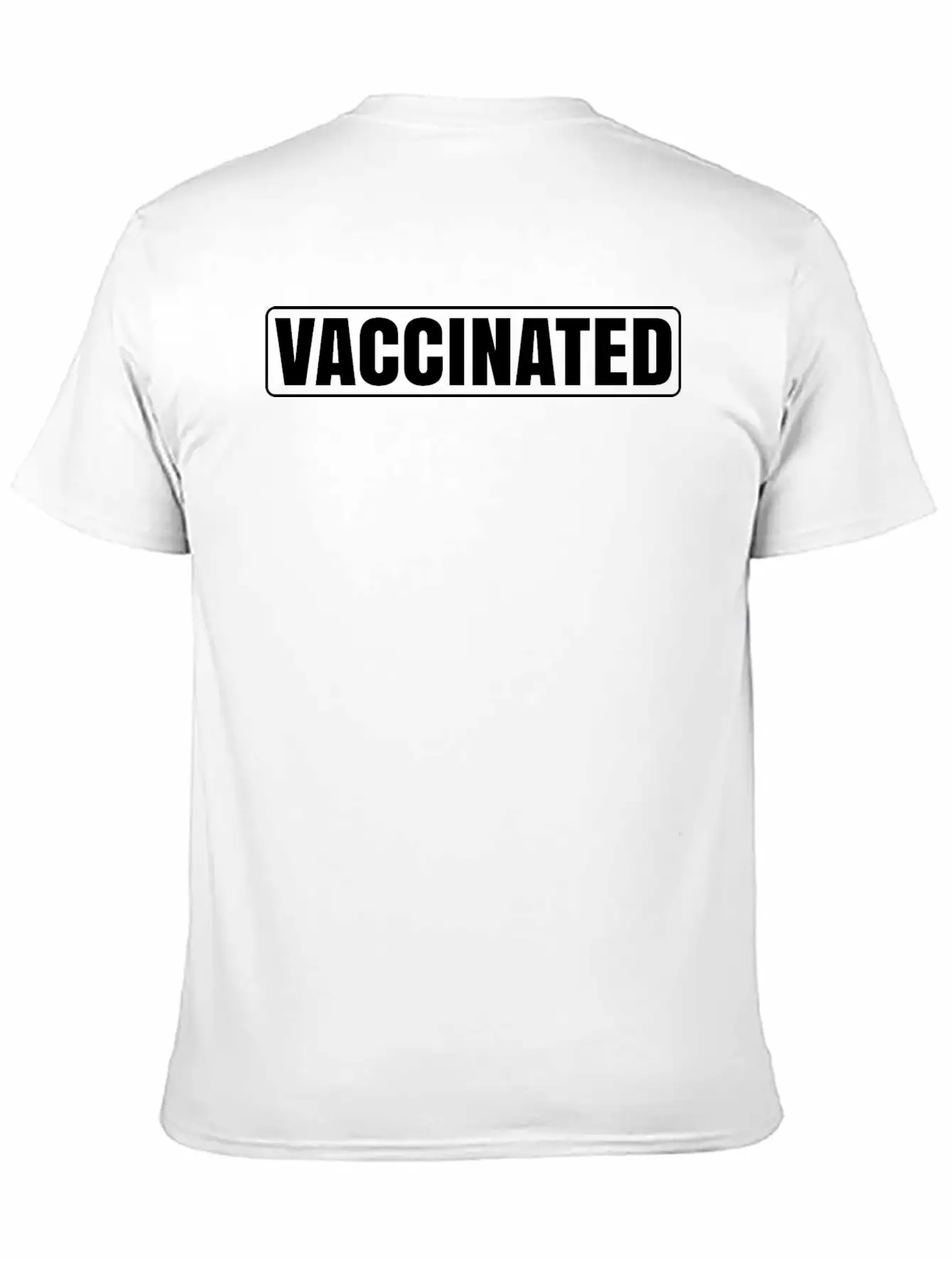 Vaccinated T-shirts: I Identify As Vaccinated Timeless Short Sleeve Tee – Comfy And Minimalist Design