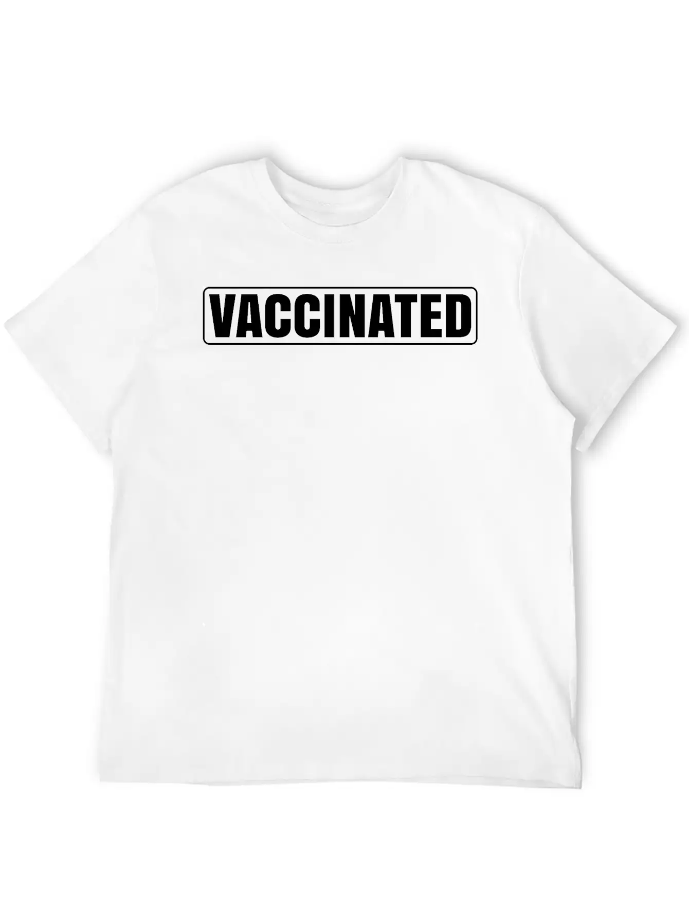 Vaccinated T-shirts: I Identify As Vaccinated Timeless Short Sleeve Tee – Comfy And Minimalist Design