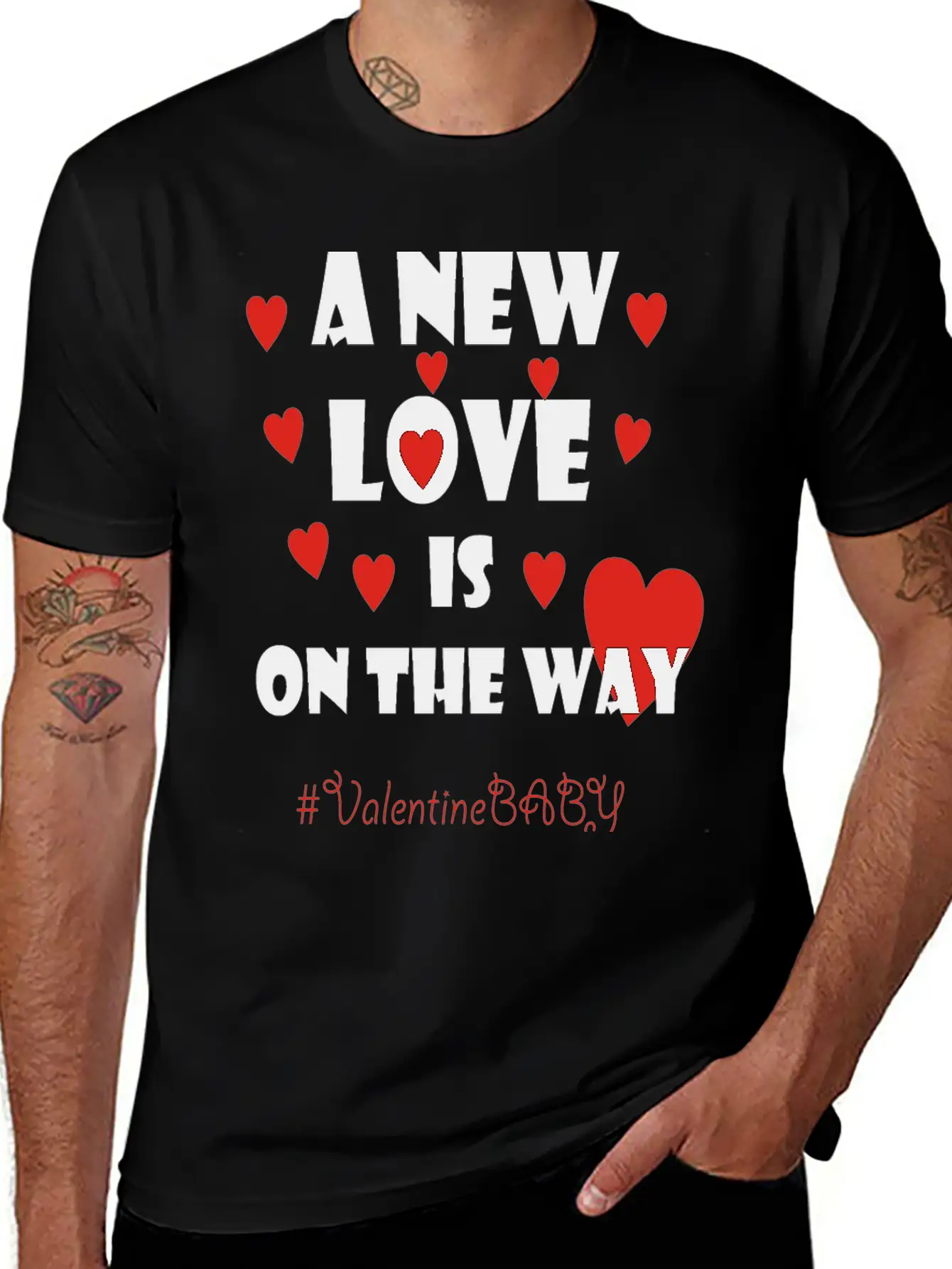 Valentine Baby Shower Shirt Comfortable Minimalist Graphic Tee – Summer Style Essential