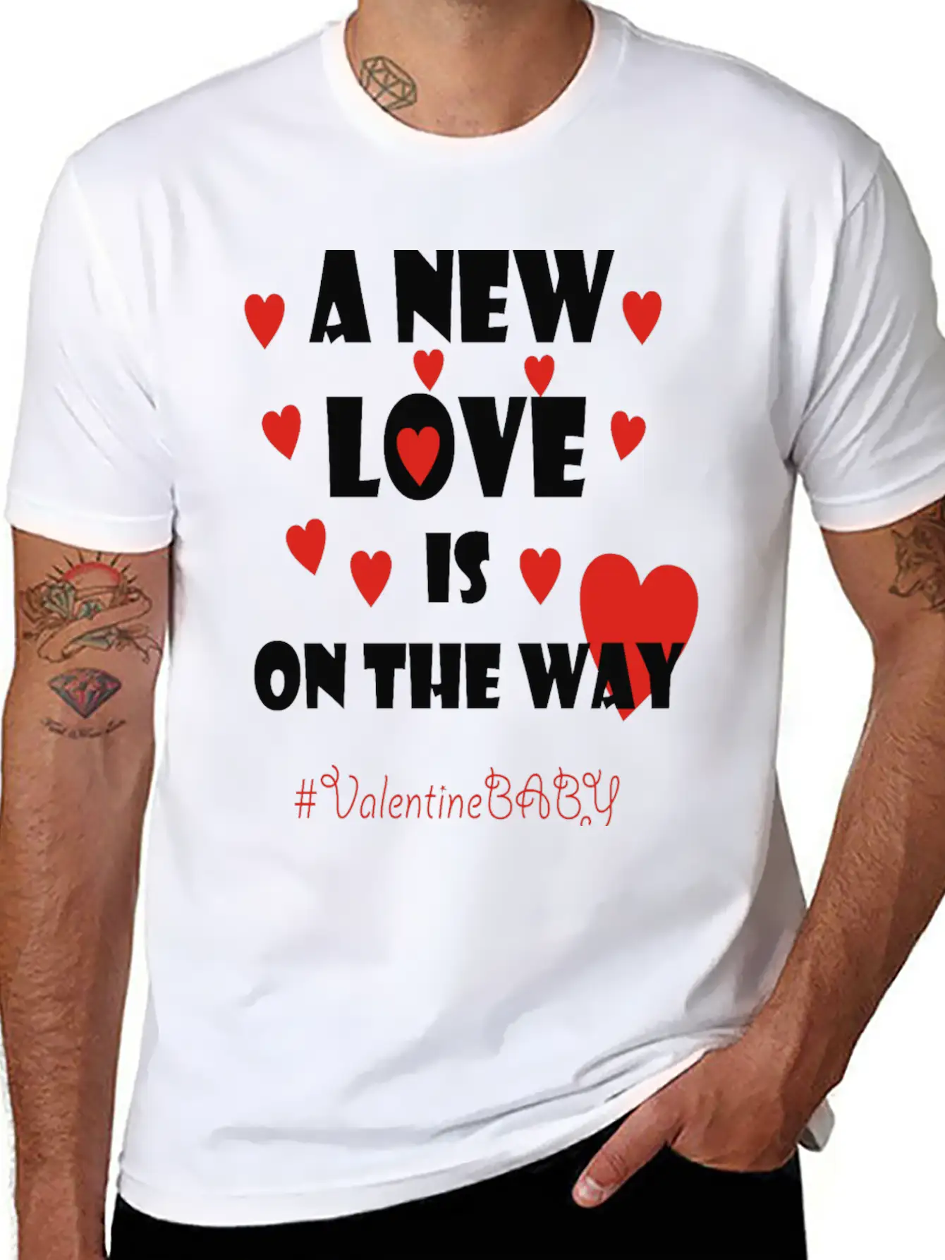 Valentine Baby Shower Shirt Comfortable Minimalist Graphic Tee – Summer Style Essential