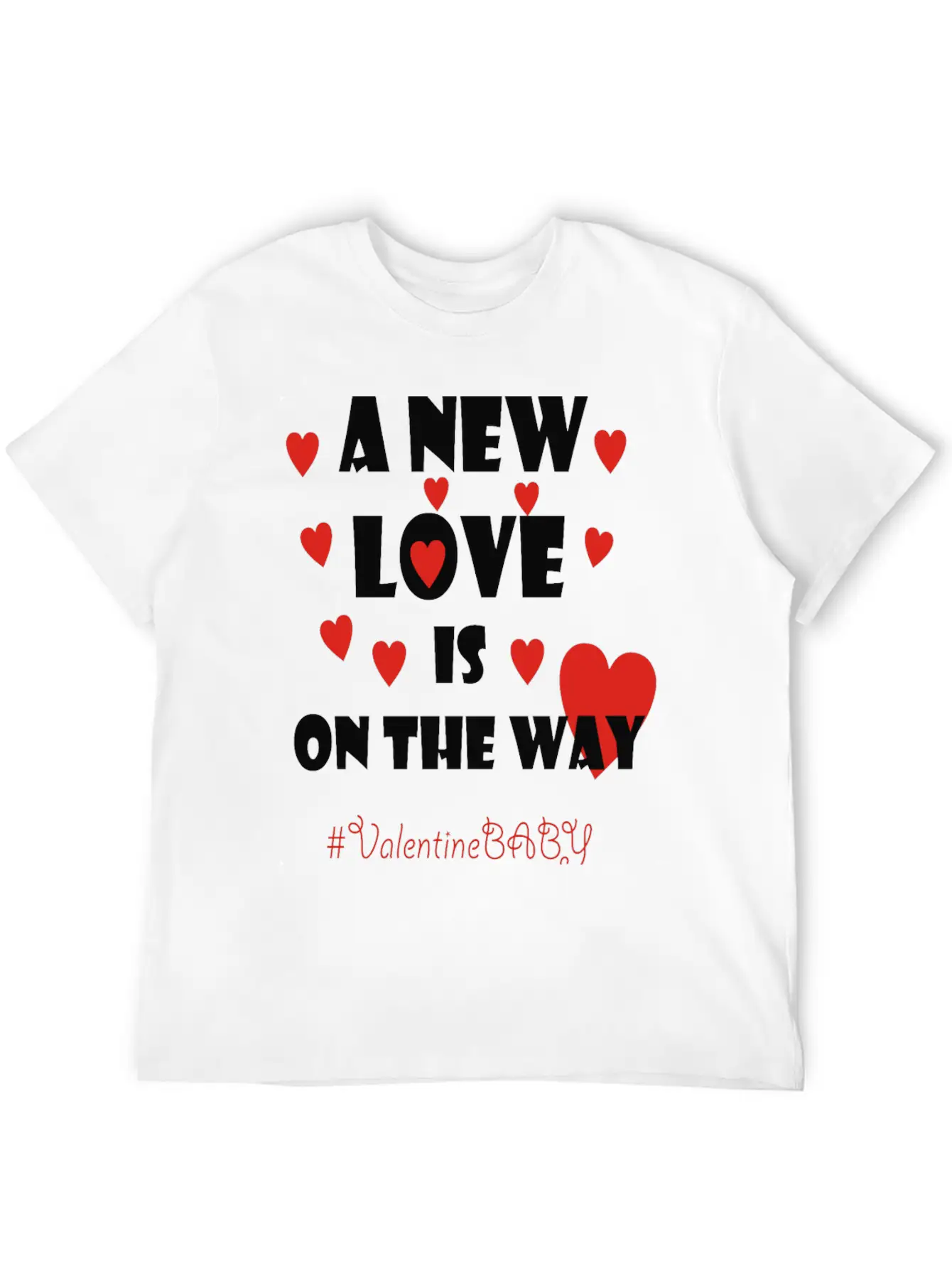 Valentine Baby Shower Shirt Comfortable Minimalist Graphic Tee – Summer Style Essential