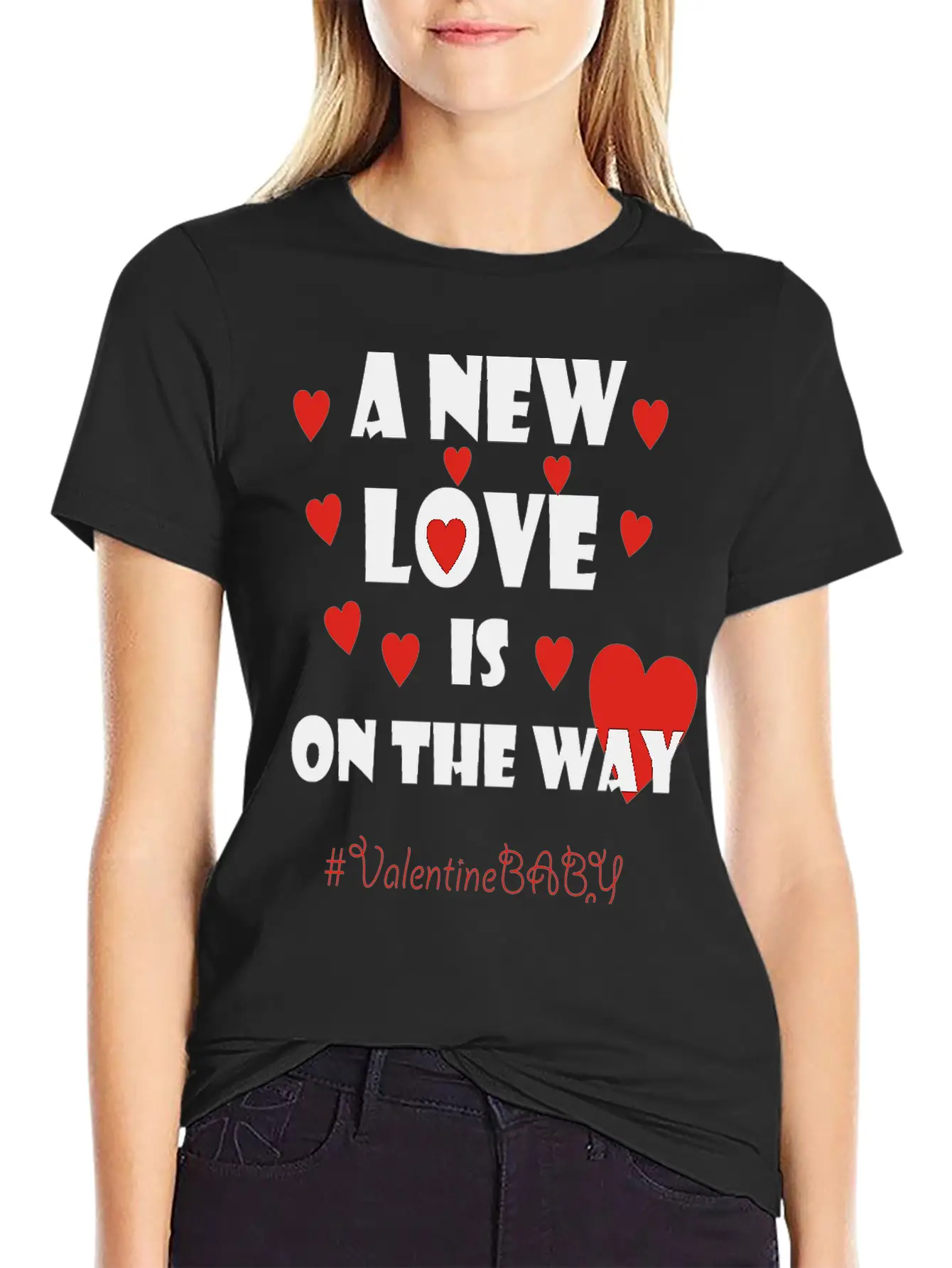 Valentine Baby Shower Shirt Comfortable Minimalist Graphic Tee – Summer Style Essential