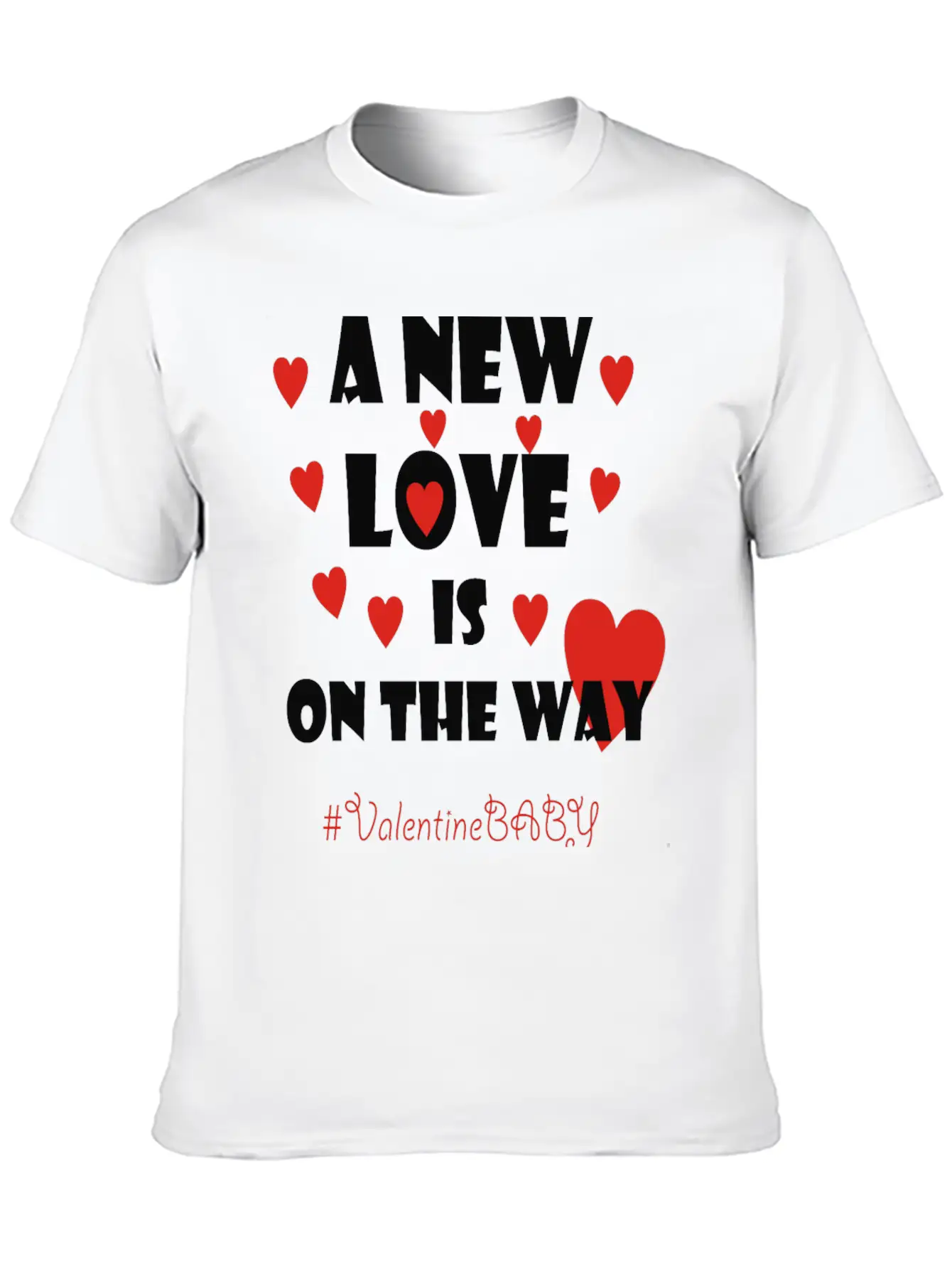 Valentine Baby Shower Shirt Comfortable Minimalist Graphic Tee – Summer Style Essential
