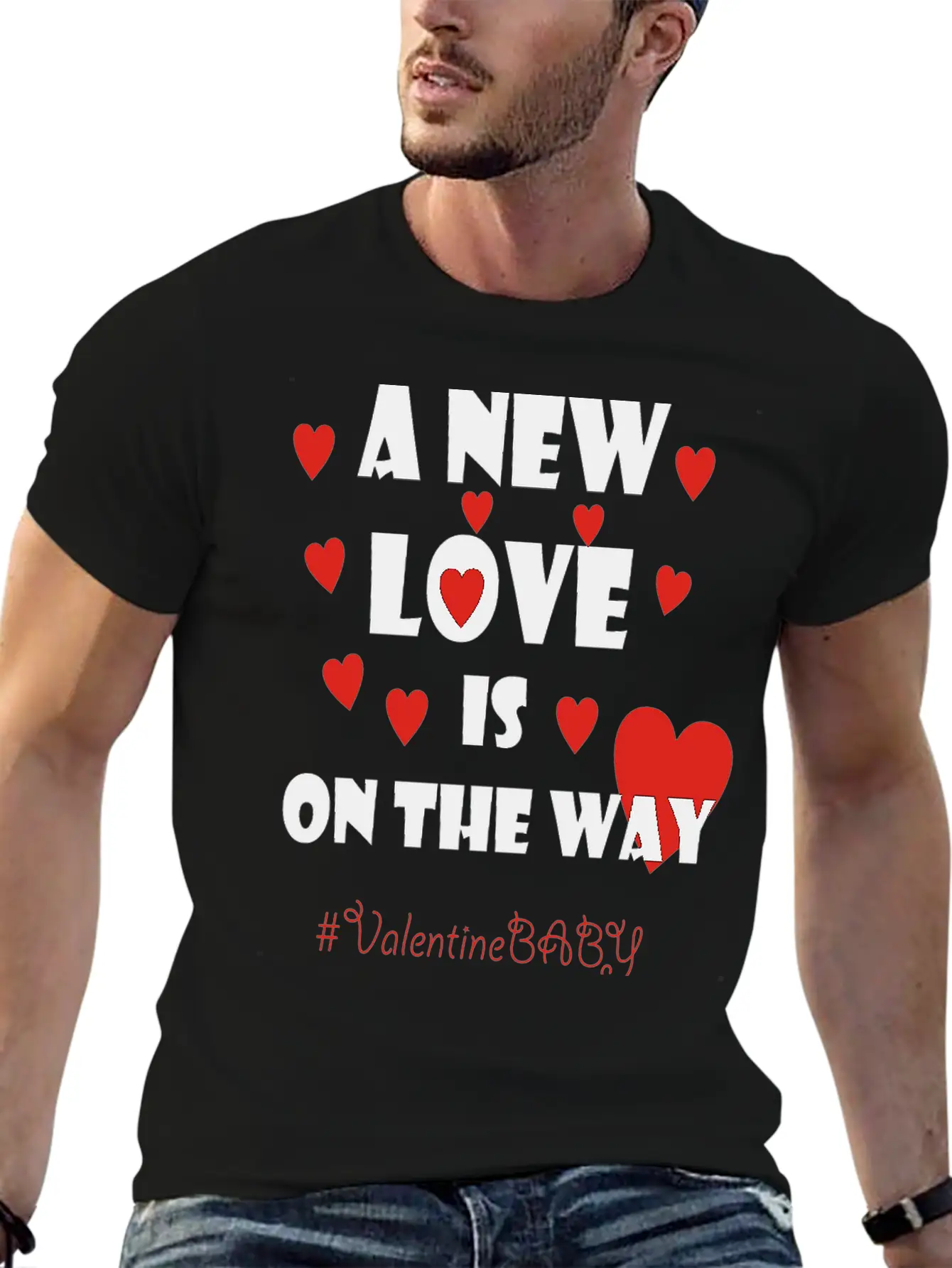 Valentine Baby Shower Shirt Comfortable Minimalist Graphic Tee – Summer Style Essential