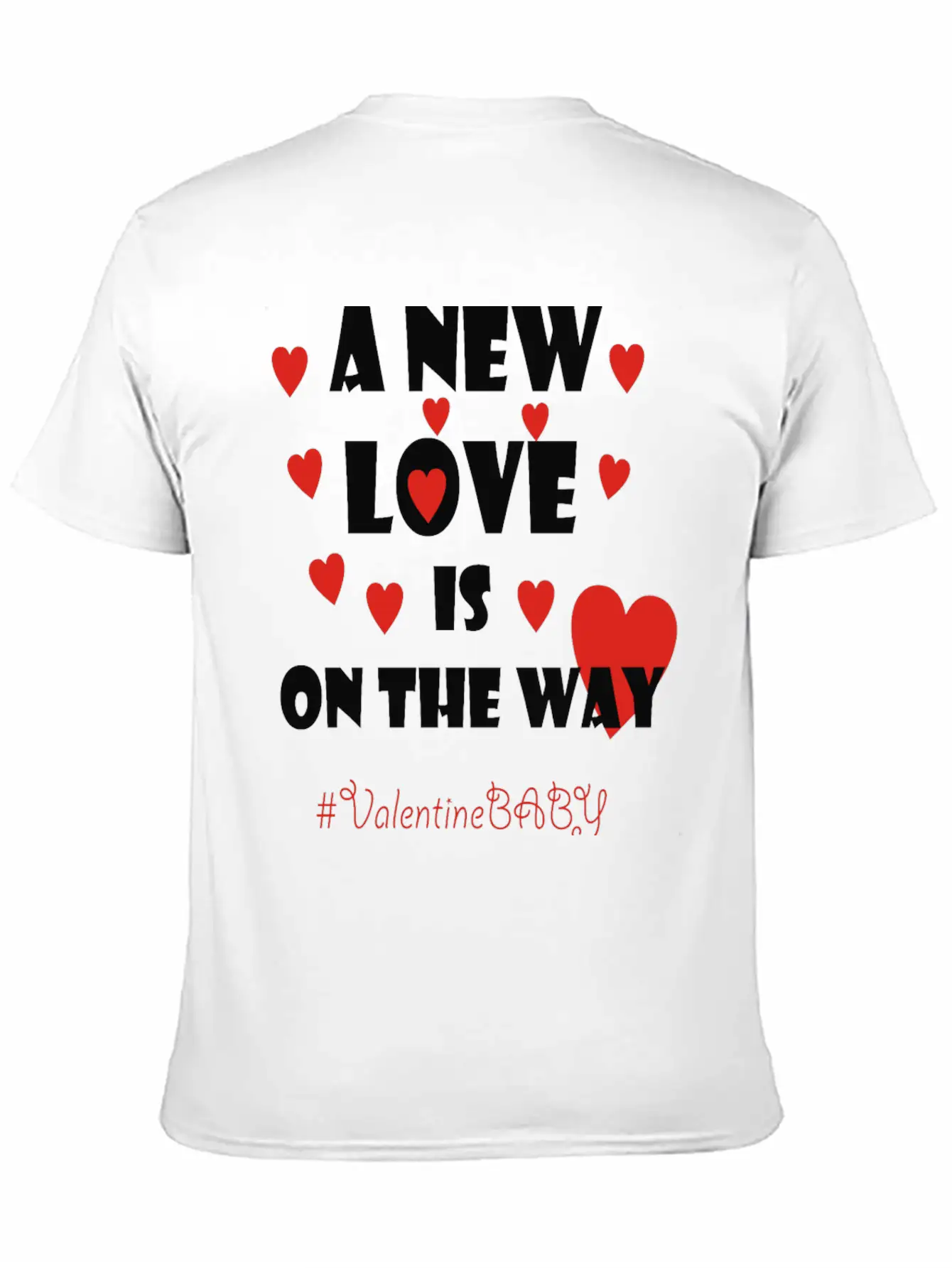 Valentine Baby Shower Shirt Comfortable Minimalist Graphic Tee – Summer Style Essential