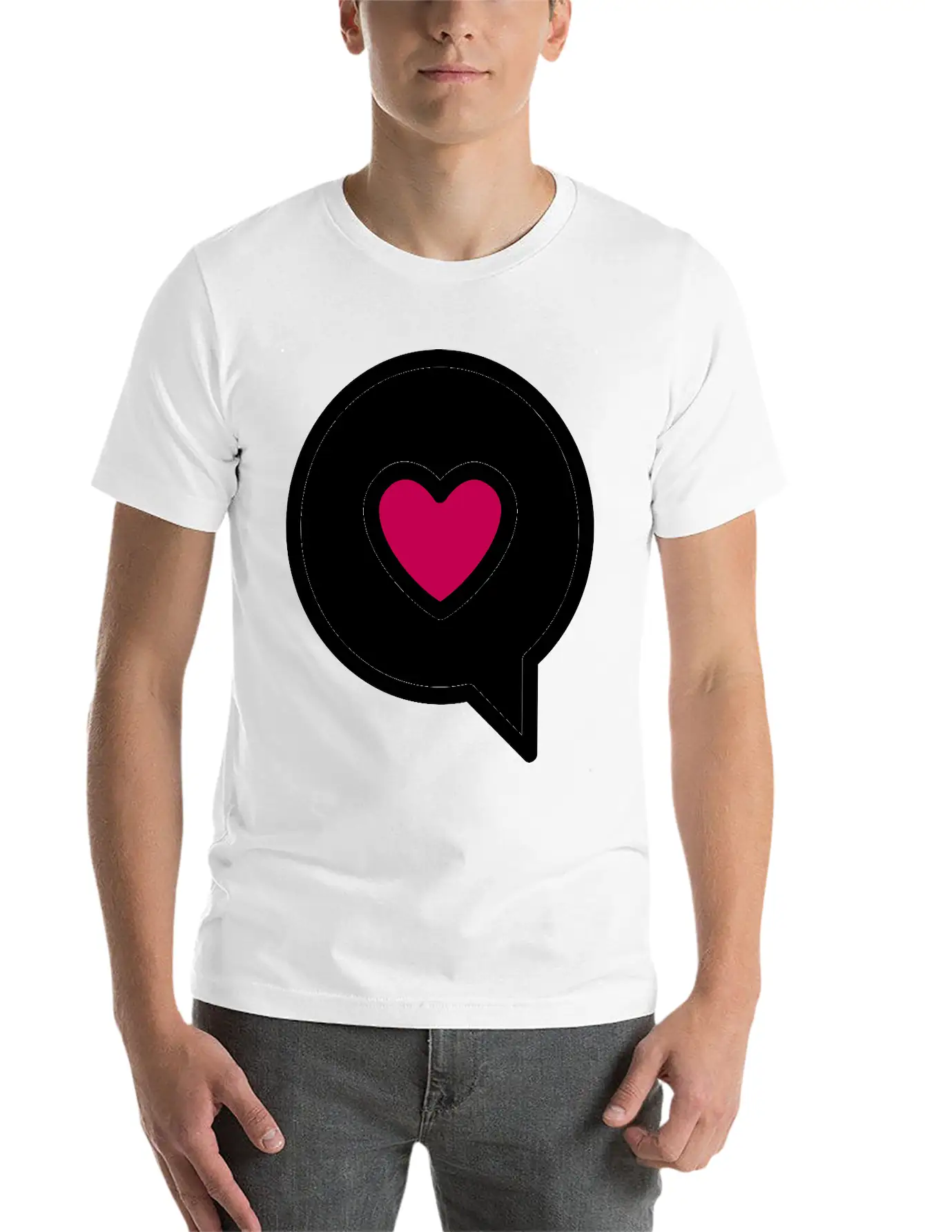 Valentine Stylish Everyday T-Shirt – Unisex Basic Cotton Tee