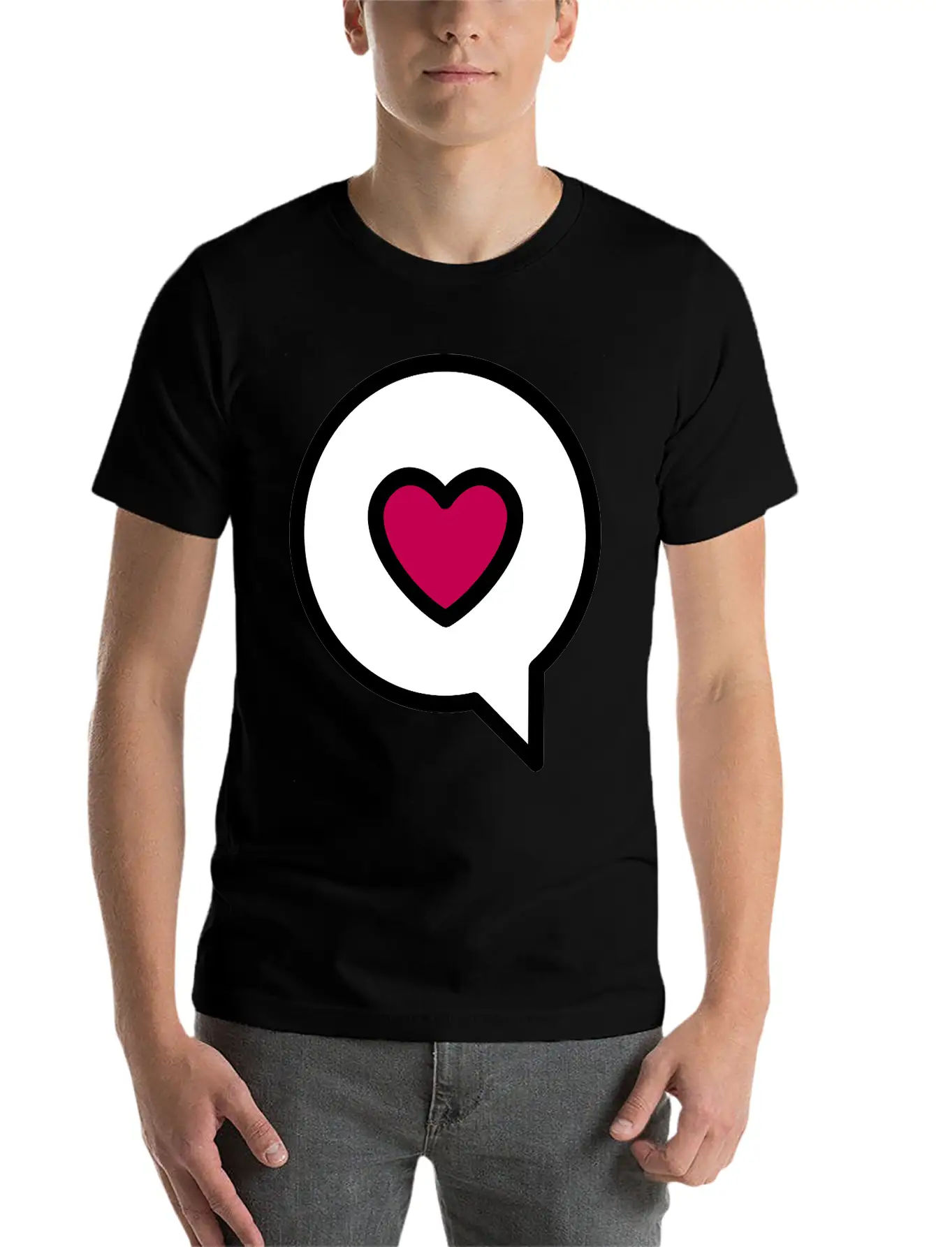 Valentine Stylish Everyday T-Shirt – Unisex Basic Cotton Tee