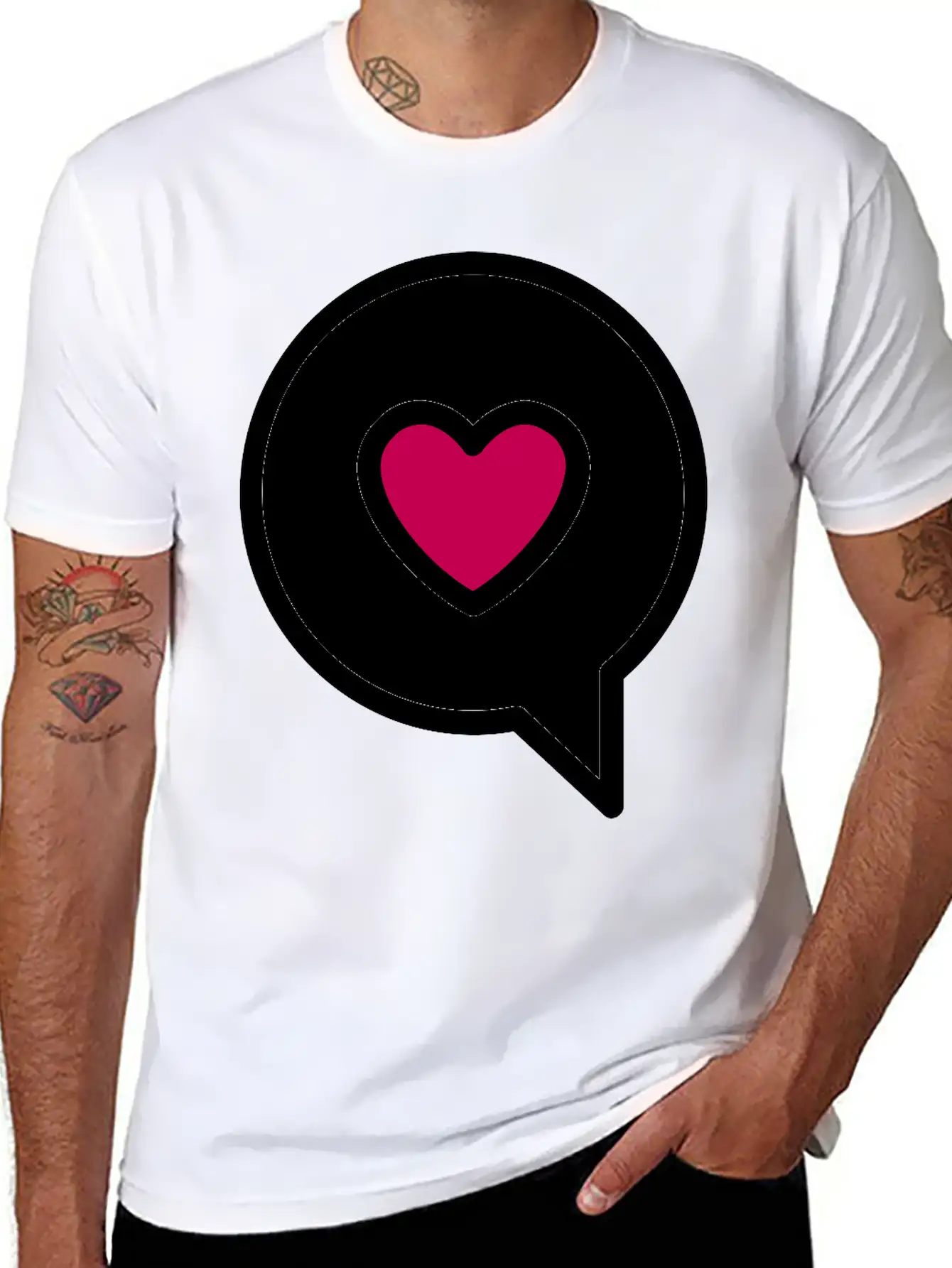 Valentine Stylish Everyday T-Shirt – Unisex Basic Cotton Tee