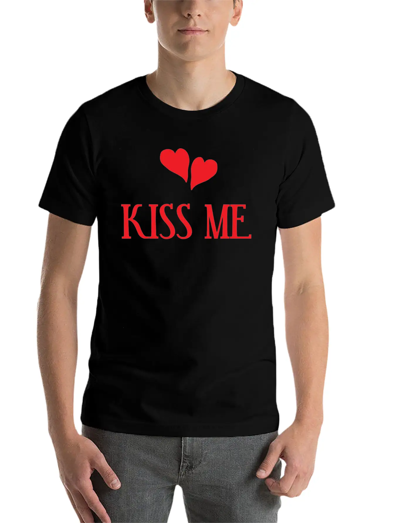 Valentine's Day Essential Unisex Summer Tee – Soft Cotton Casual Fit