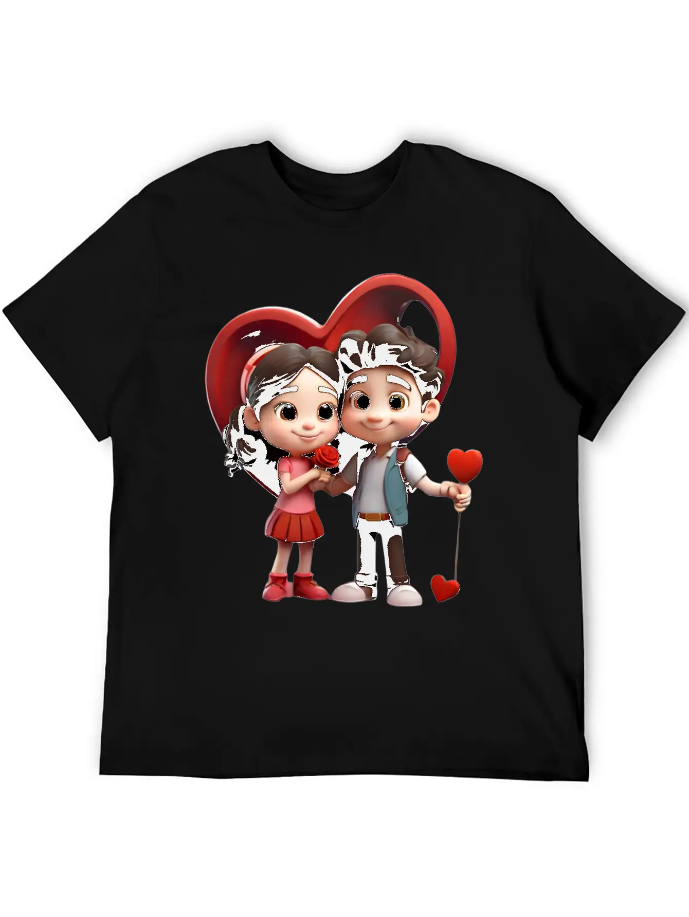 Valentines Day Stylish Everyday T-Shirt – Unisex Basic Cotton Tee