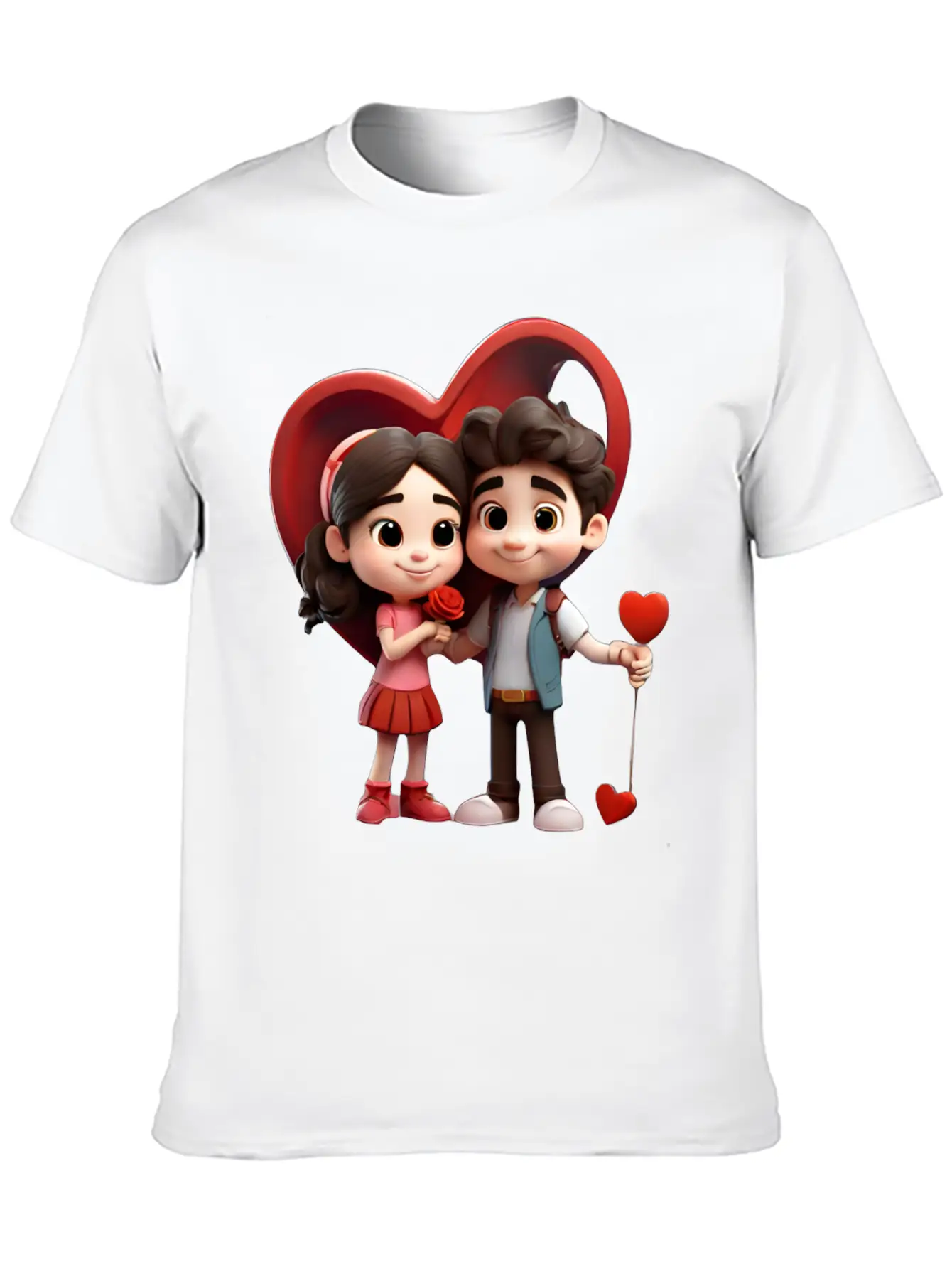 Valentines Day Stylish Everyday T-Shirt – Unisex Basic Cotton Tee