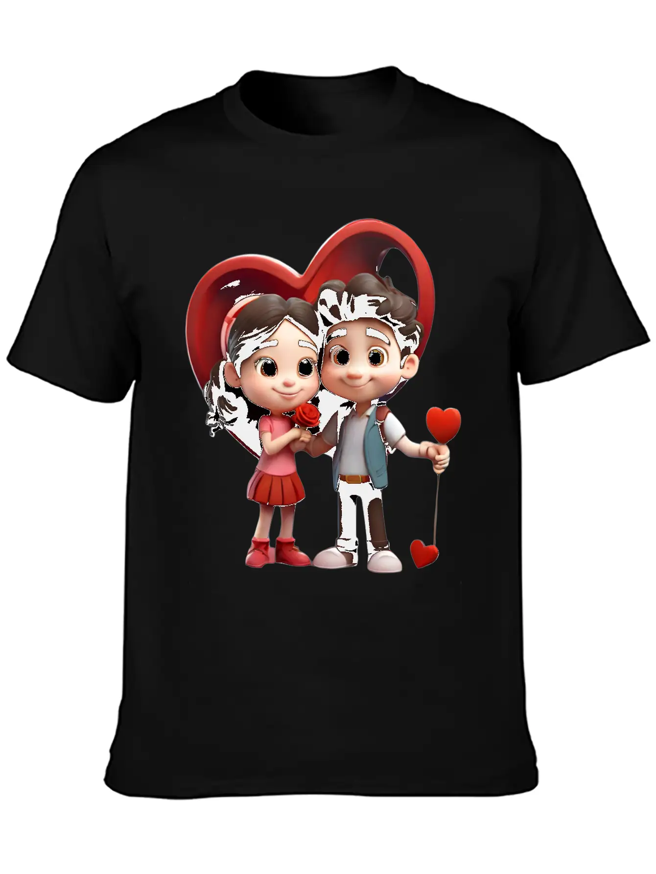 Valentines Day Stylish Everyday T-Shirt – Unisex Basic Cotton Tee