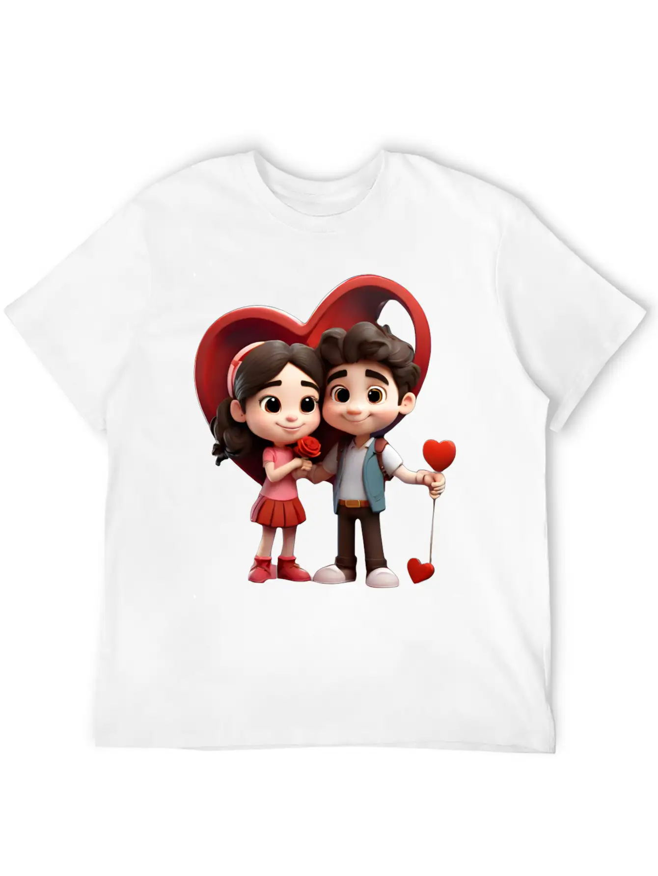 Valentines Day Stylish Everyday T-Shirt – Unisex Basic Cotton Tee