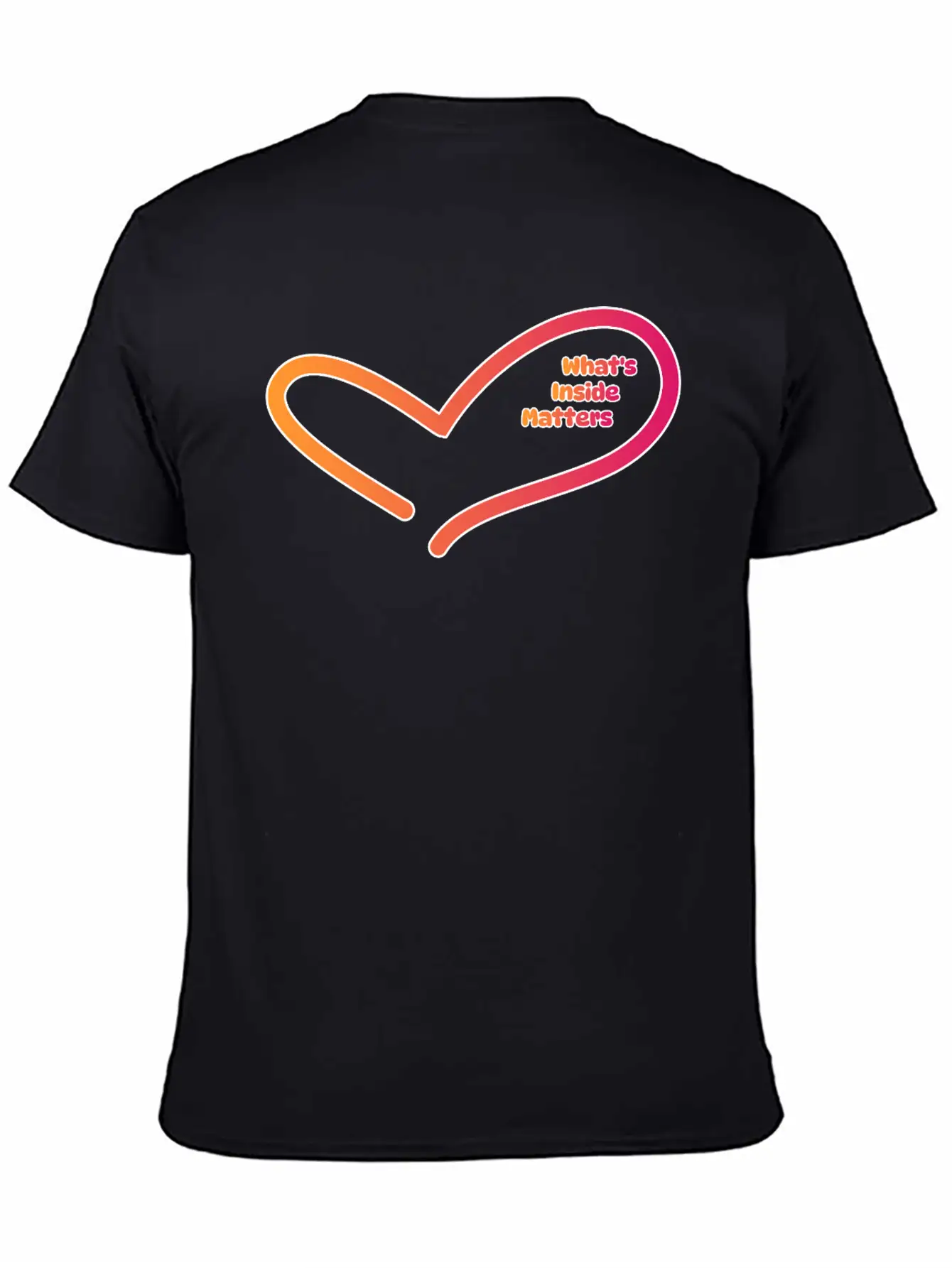 Valentine's Day : What's Inside Matters Comfortable Minimalist Graphic Tee – Summer Style Essential