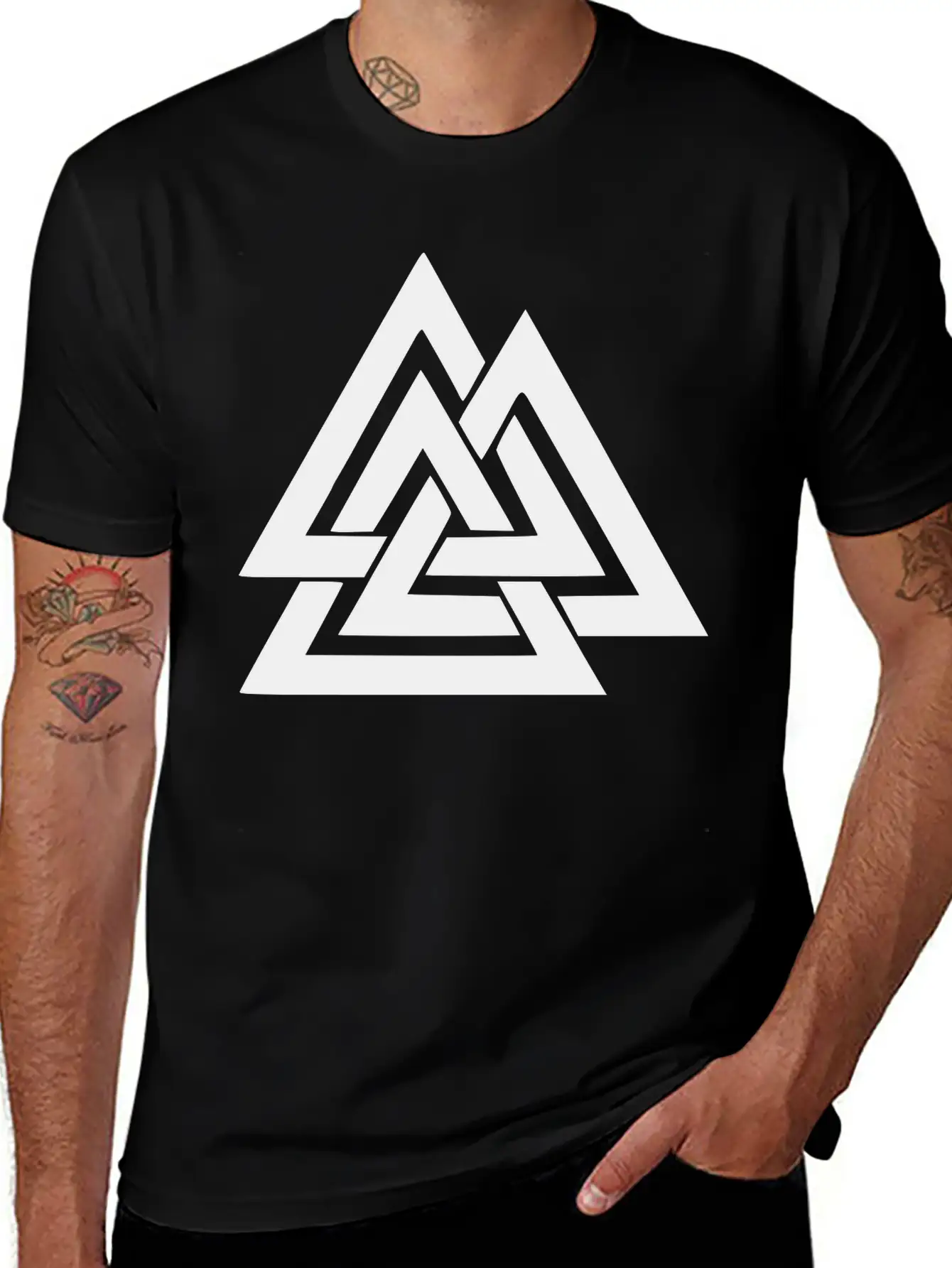 Valknut Basic Graphic T-Shirt – Daily Comfort In Soft Cotton