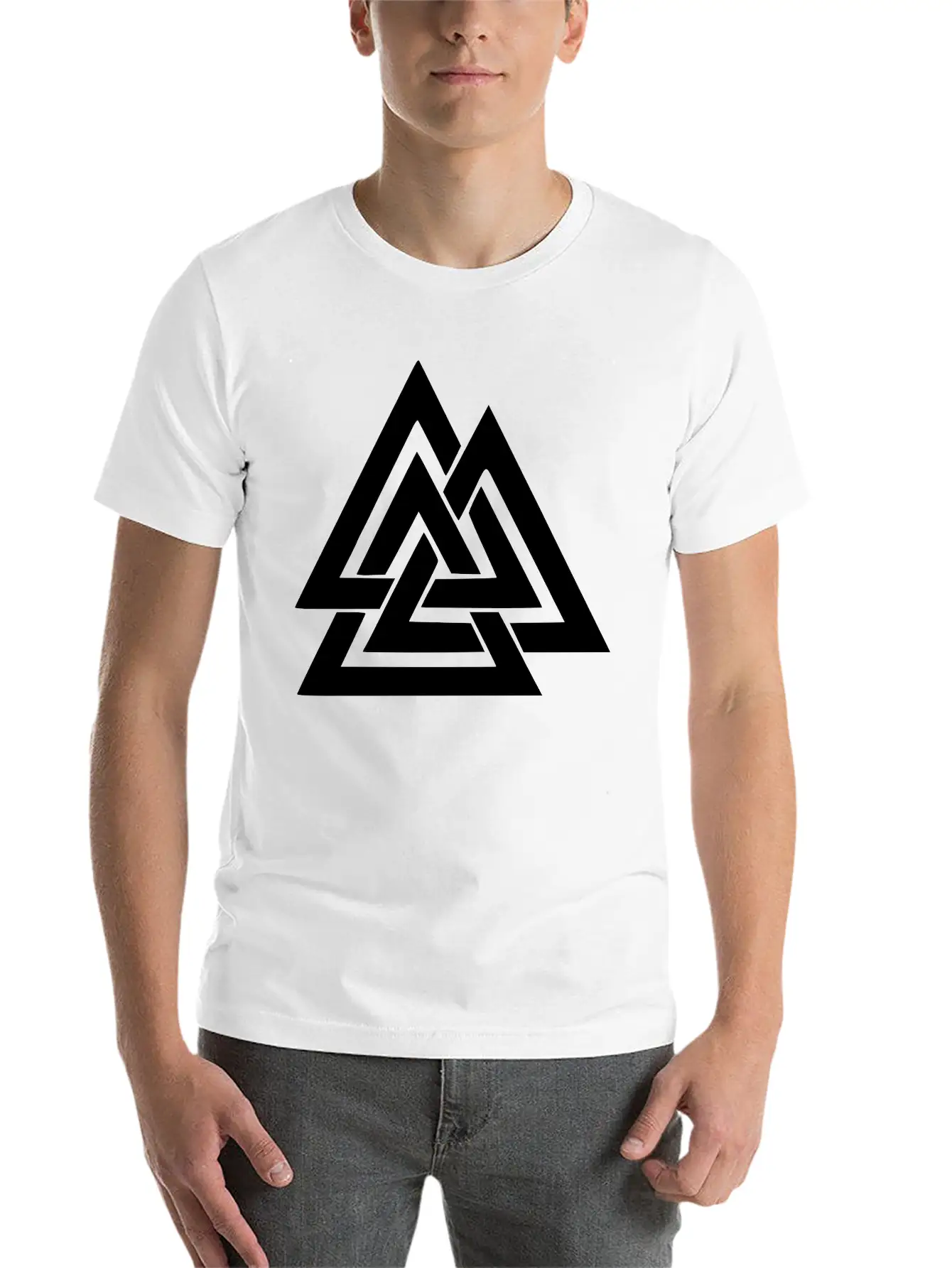 Valknut Basic Graphic T-Shirt – Daily Comfort In Soft Cotton