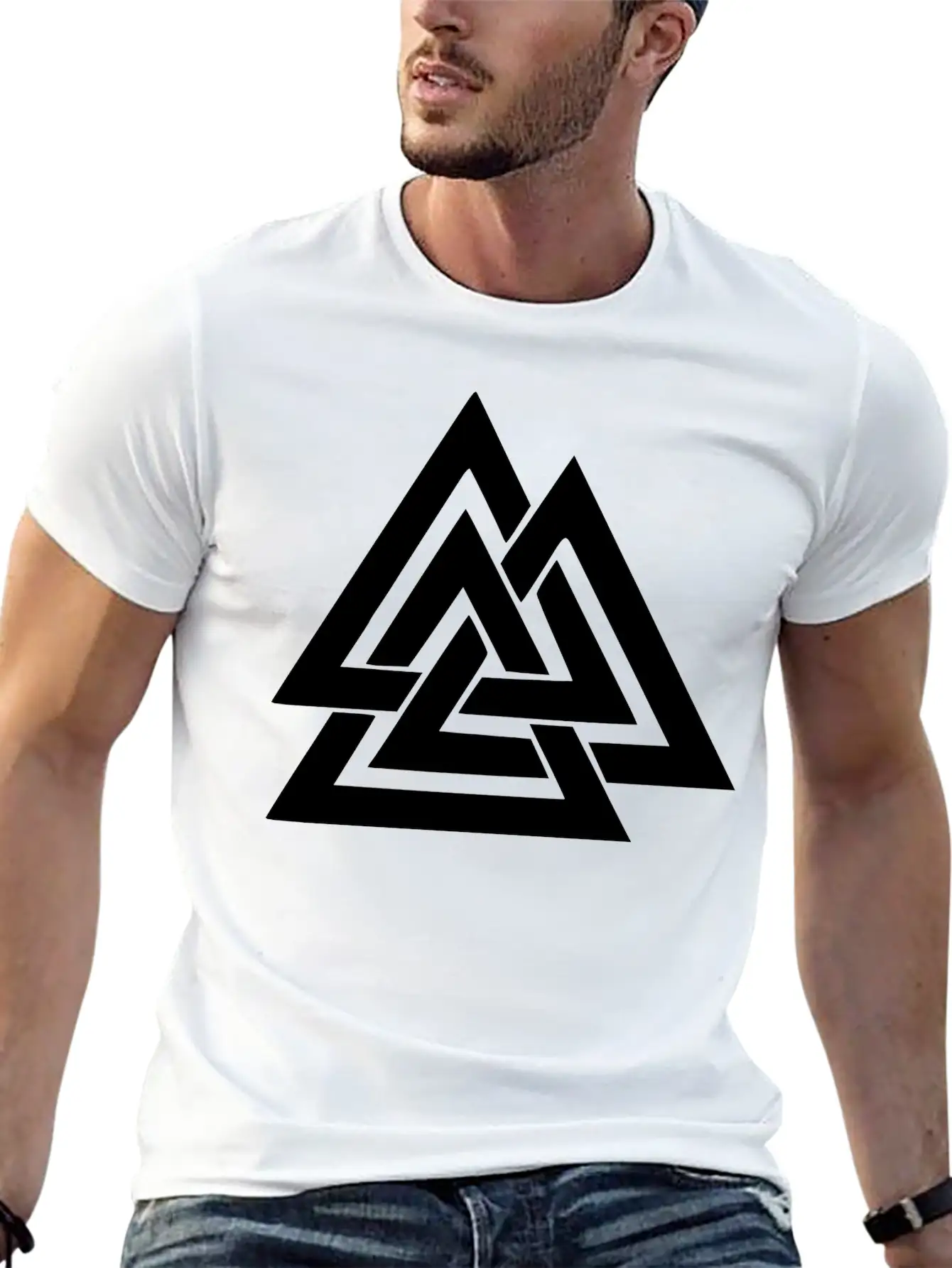 Valknut Basic Graphic T-Shirt – Daily Comfort In Soft Cotton