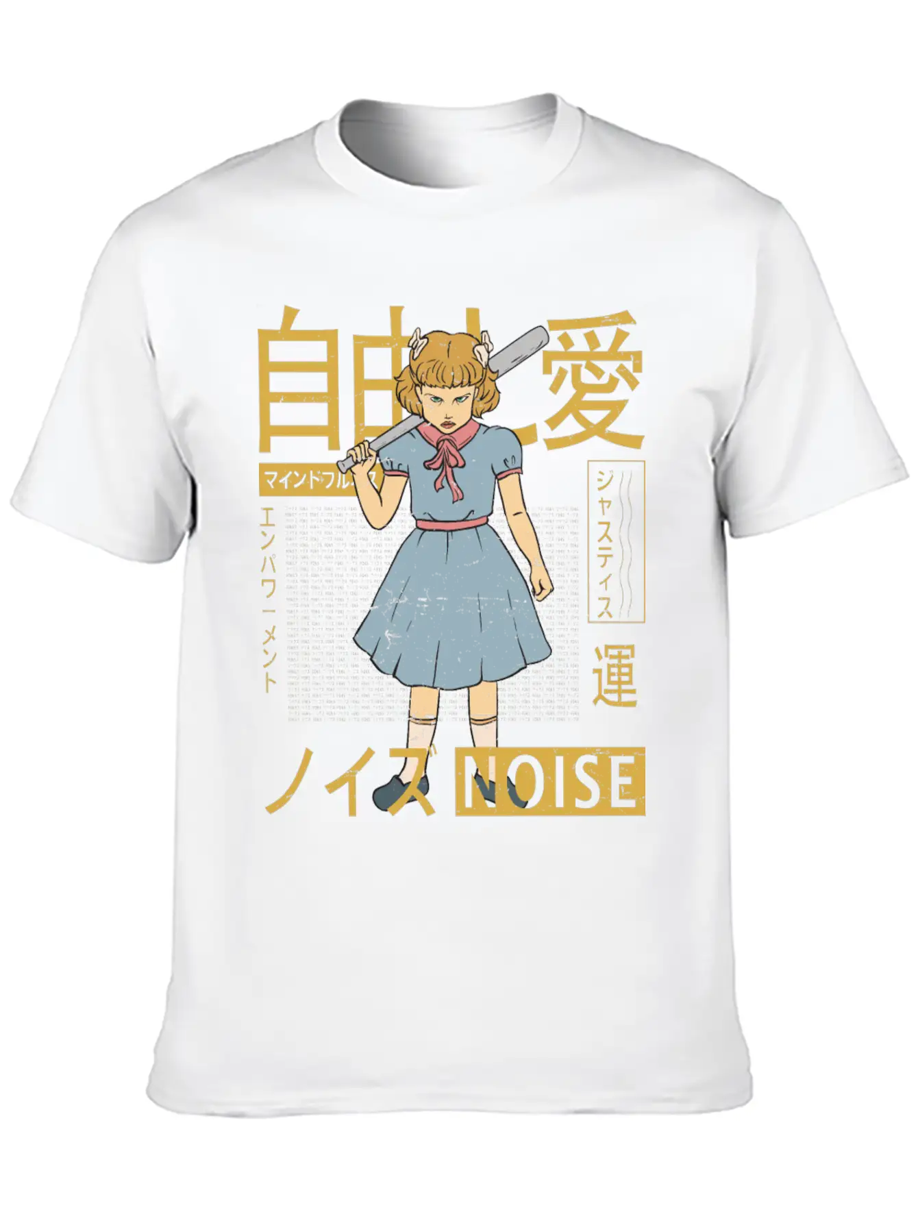 Vaporwave - Kawaii Aesthetic - Japanese - Baseball Stylish Everyday T-Shirt – Unisex Basic Cotton Tee
