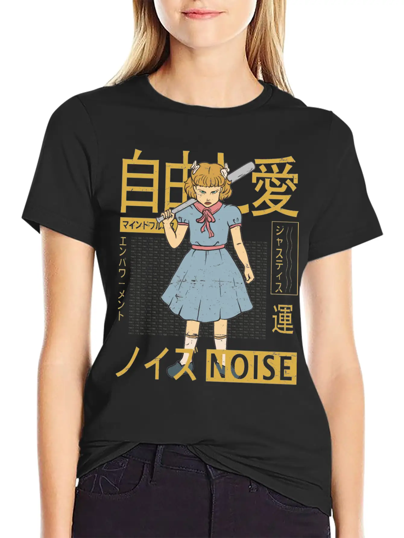 Vaporwave - Kawaii Aesthetic - Japanese - Baseball Stylish Everyday T-Shirt – Unisex Basic Cotton Tee