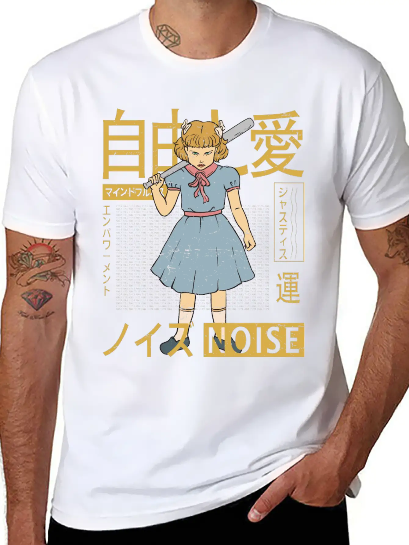 Vaporwave - Kawaii Aesthetic - Japanese - Baseball Stylish Everyday T-Shirt – Unisex Basic Cotton Tee