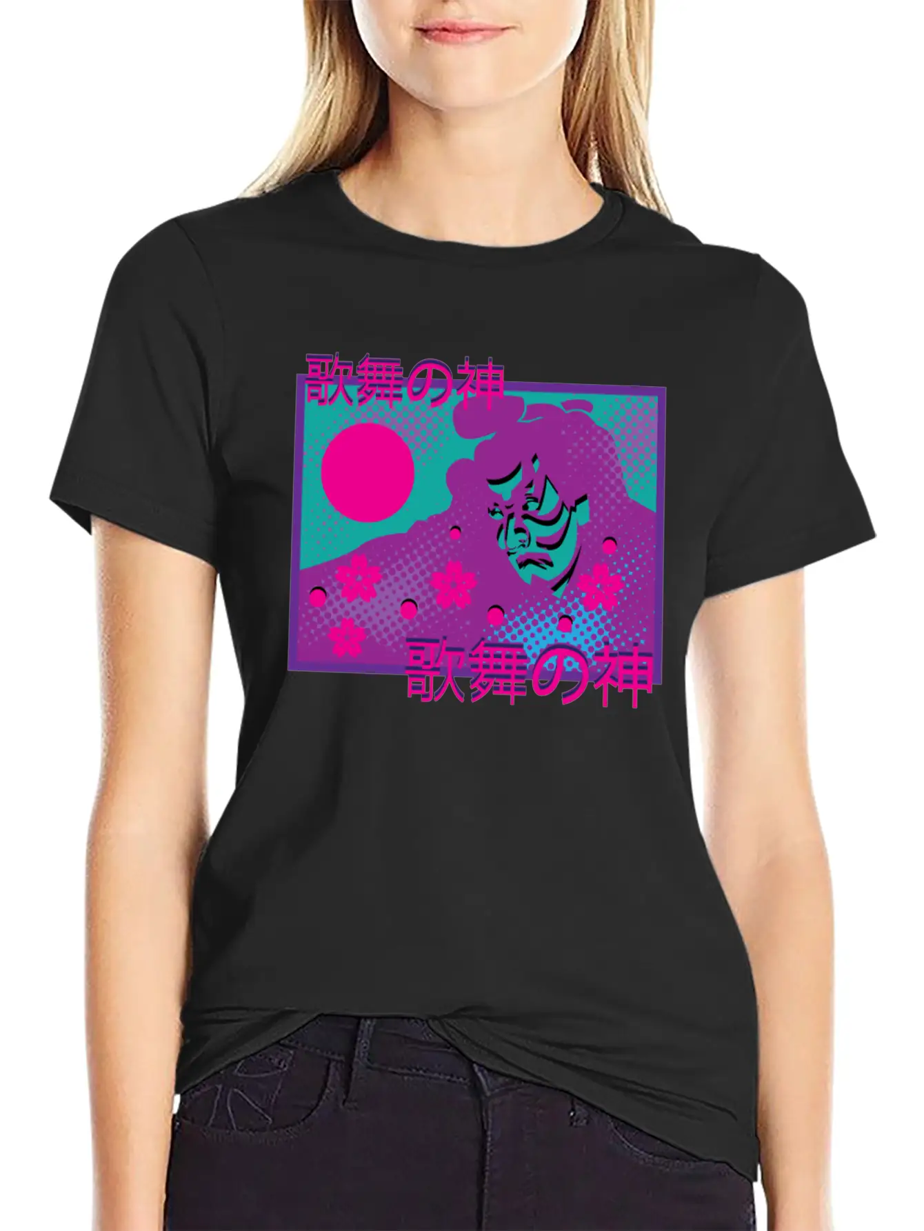 Vaporwave Synthwave Samurai Tokyo Yakuza Unisex Casual T-Shirt – Clean Design For Daily Comfort