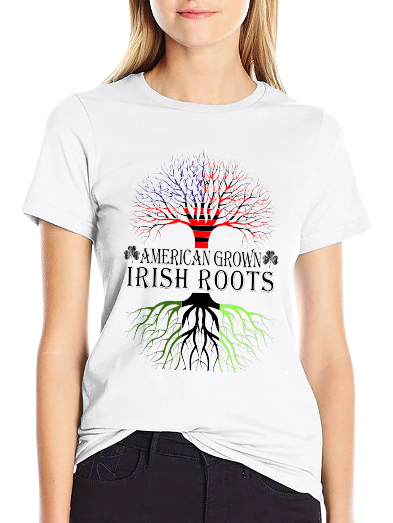 American Grown Irish Roots Graphic Tee