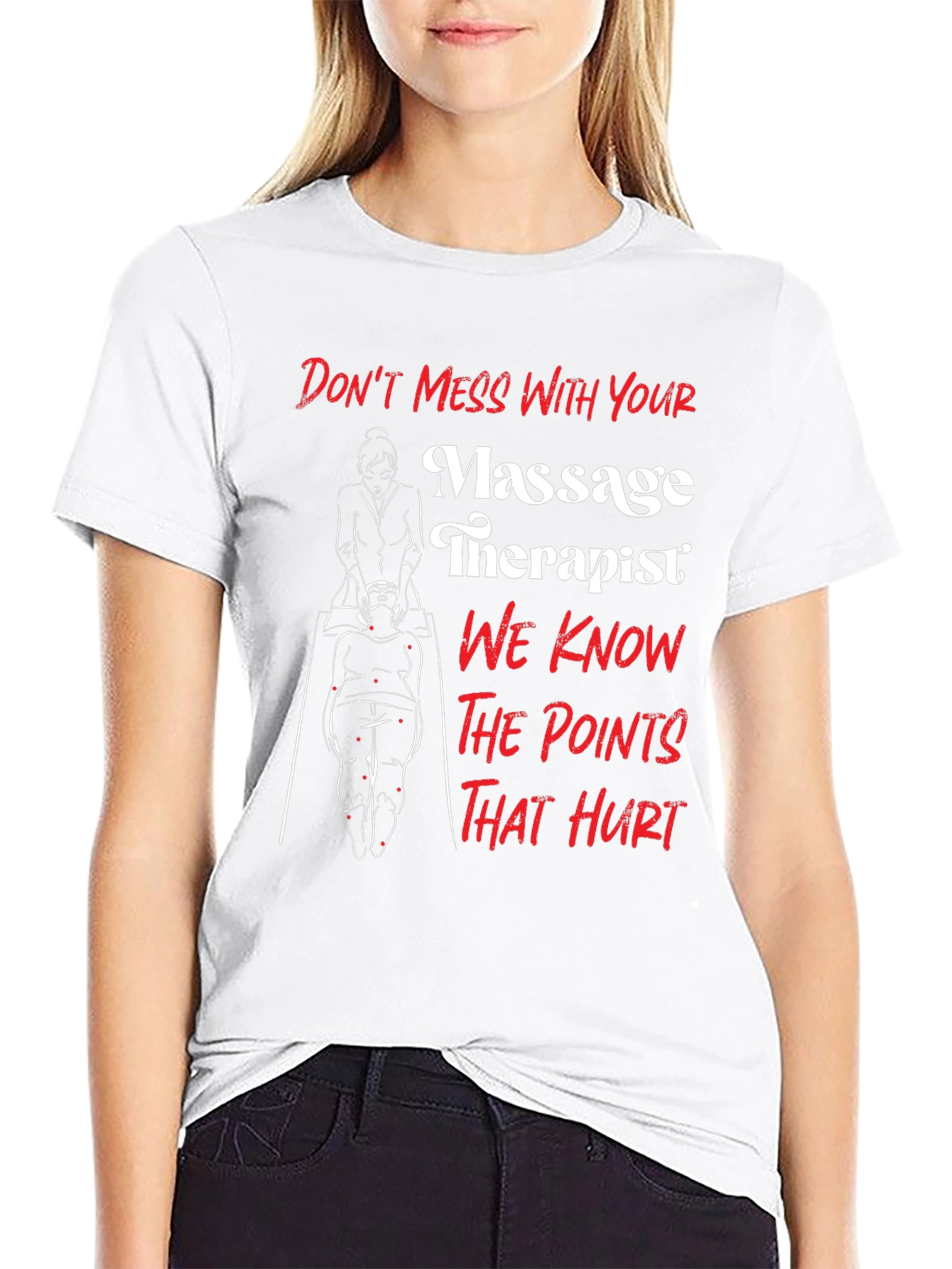 Massage Therapist Funny Graphic T-Shirt