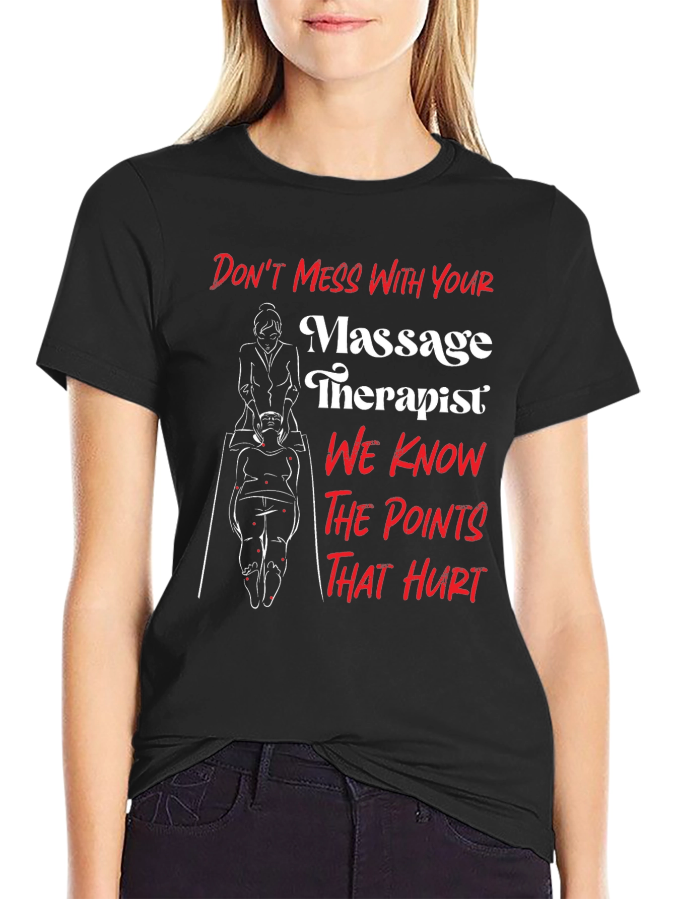 Massage Therapist Funny Graphic T-Shirt