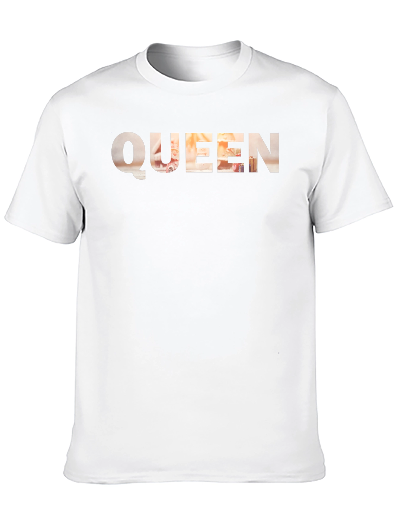 Queen Graphic Tee - Black Crew Neck T-Shirt