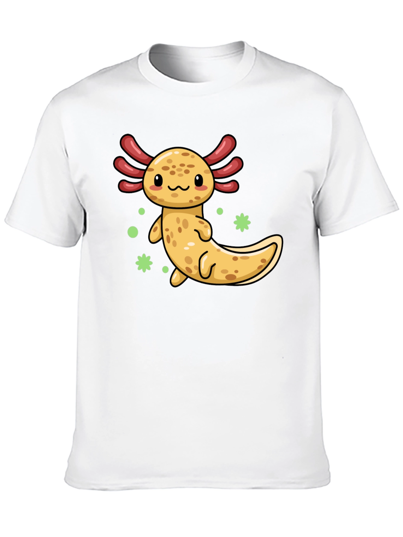 Axolotl Kawaii T-Shirt - Cute Amphibian Tee