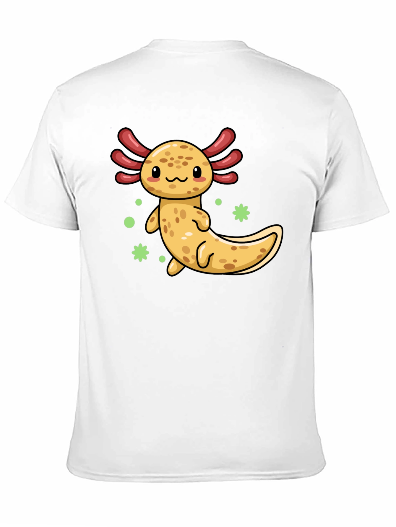 Axolotl Kawaii T-Shirt - Cute Amphibian Tee